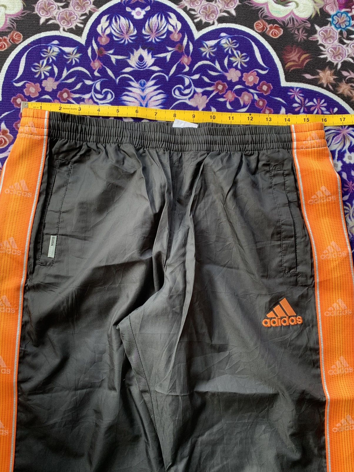 Adidas Vintage Adidas Side Tape Track Bottom Size US 34 / EU 50 - 11 Thumbnail