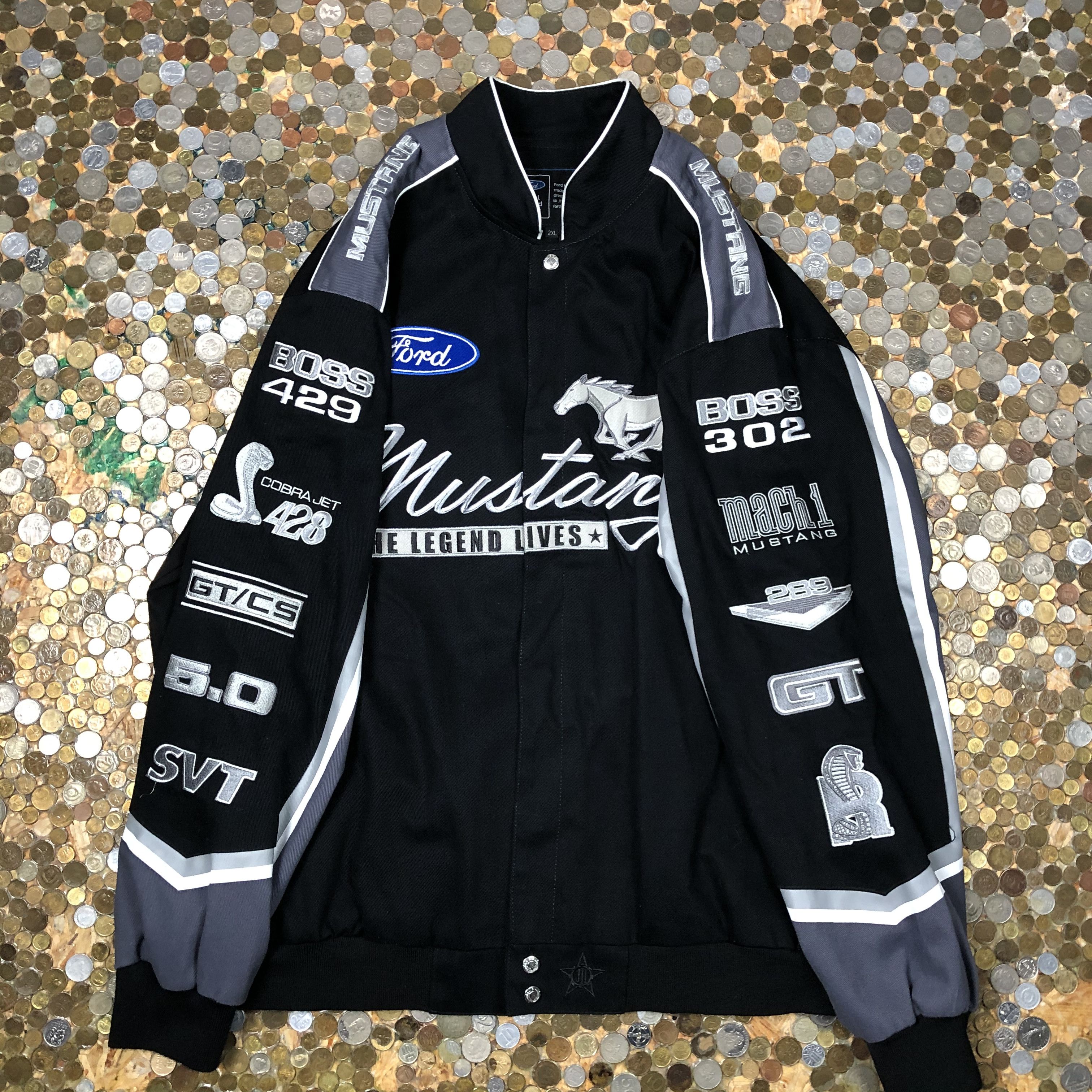 Ford Ford Mustang Vintage Race Bomber jacket 90's Size US XXL / EU 58 / 5 - 2 Thumbnail