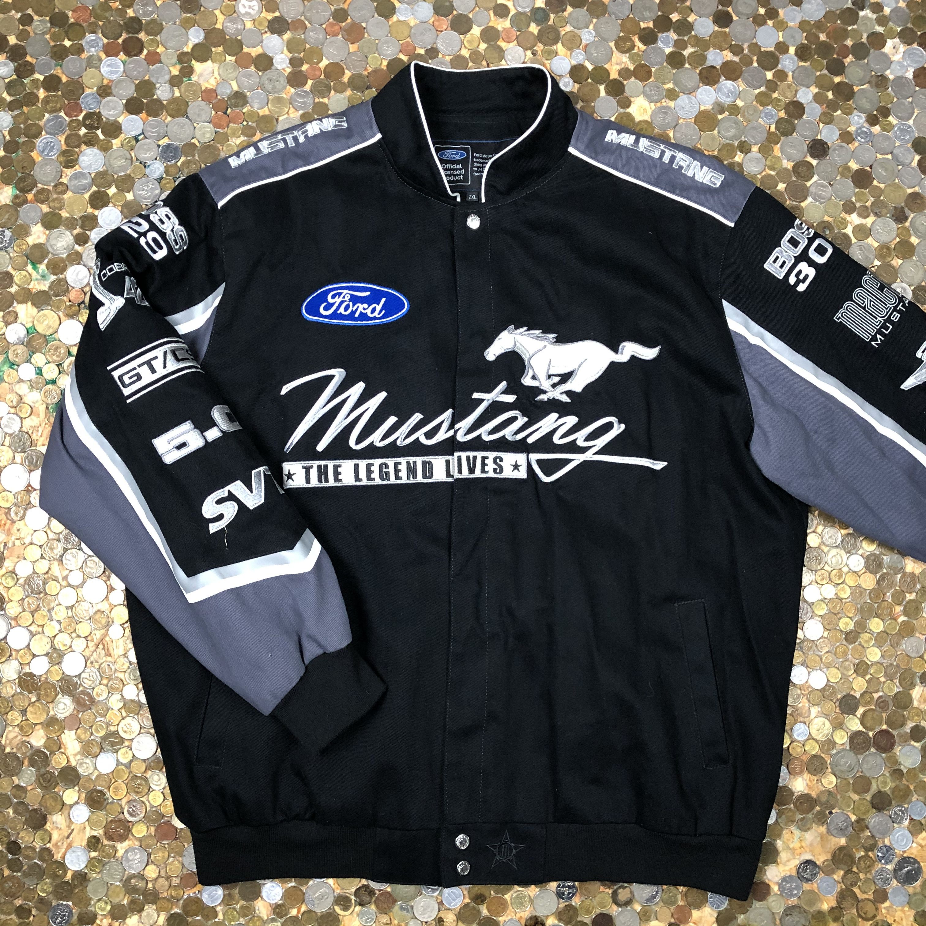 Vintage Ford Mustang Vintage Race Bomber jacket 90's | Grailed