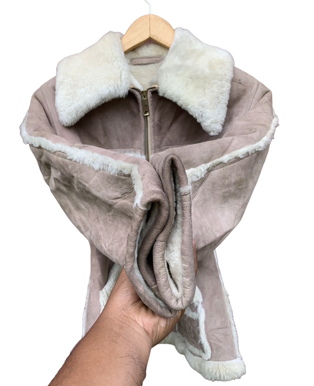 Vintage Vintage Nappa California Sherpa Jacket Rare 💥 Size US S / EU 44-46 / 1 - 4 Thumbnail