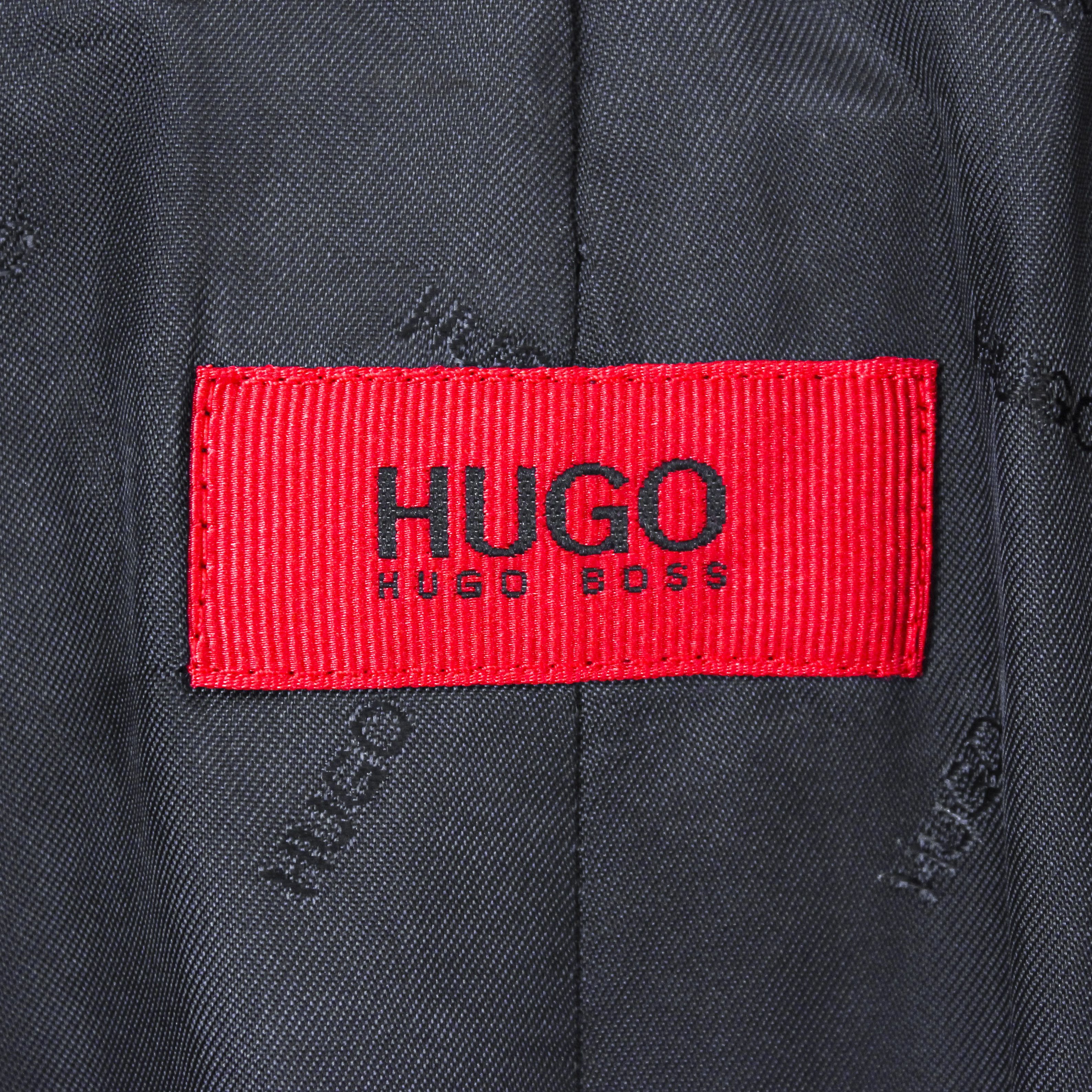 Hugo Boss Amar/Havorio Men Blazer Pinstriped Wool EU 56 Suit Jacket Size 46R - 3 Thumbnail