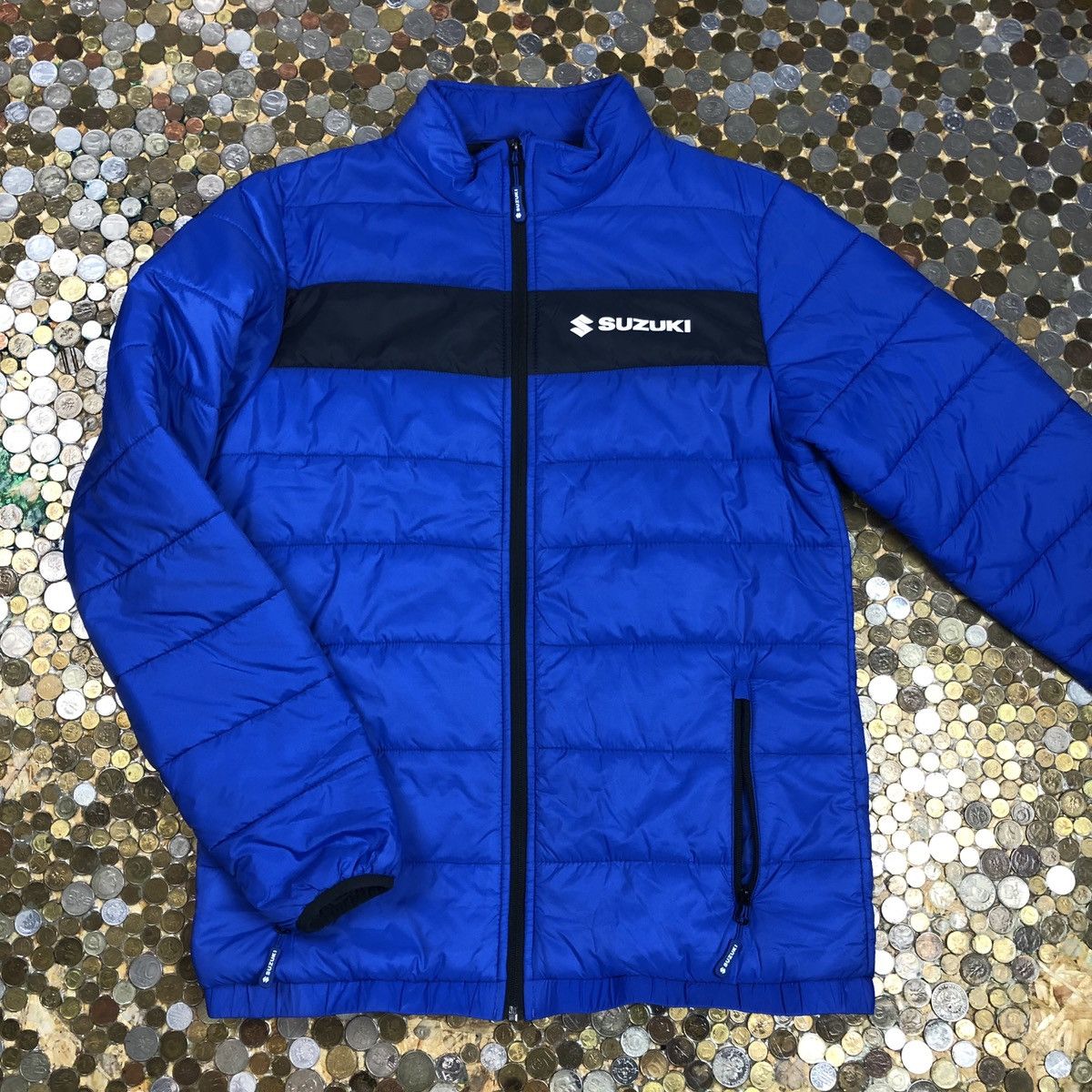 Vintage Suzuki Vintage light jacket big logo Size US L / EU 52-54 / 3 - 1 Thumbnail