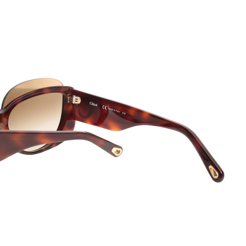 Chloe Chloe Cayla Havana Brown Sunglasses Size ONE SIZE - 3 Thumbnail