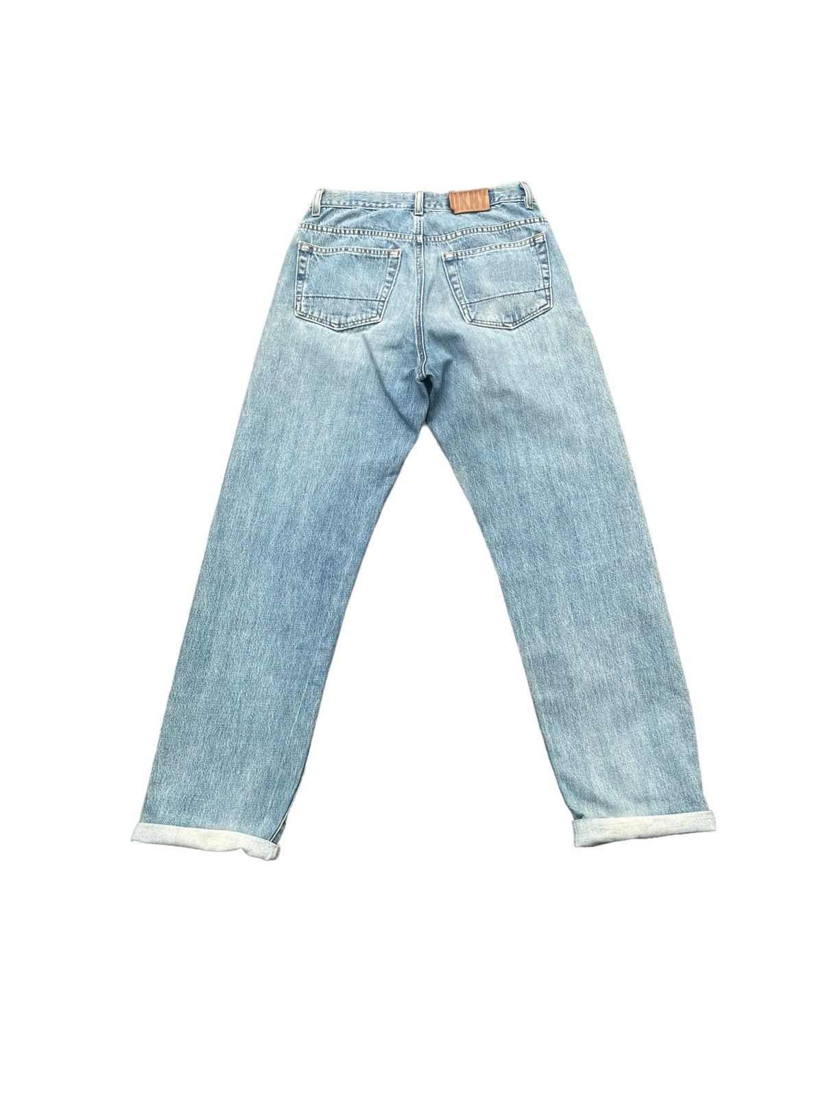 DKNY × Designer × Vintage Vintage DKNY Selvedge Faded Wash Denim Size US 29 - 6 Thumbnail