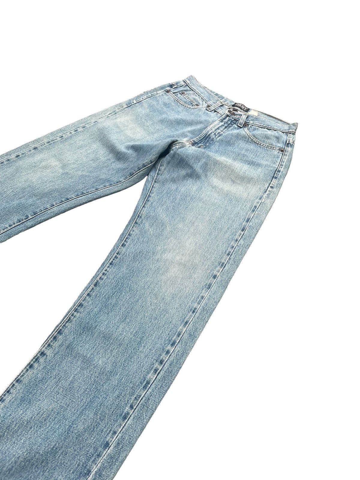 DKNY × Designer × Vintage Vintage DKNY Selvedge Faded Wash Denim Size US 29 - 2 Thumbnail