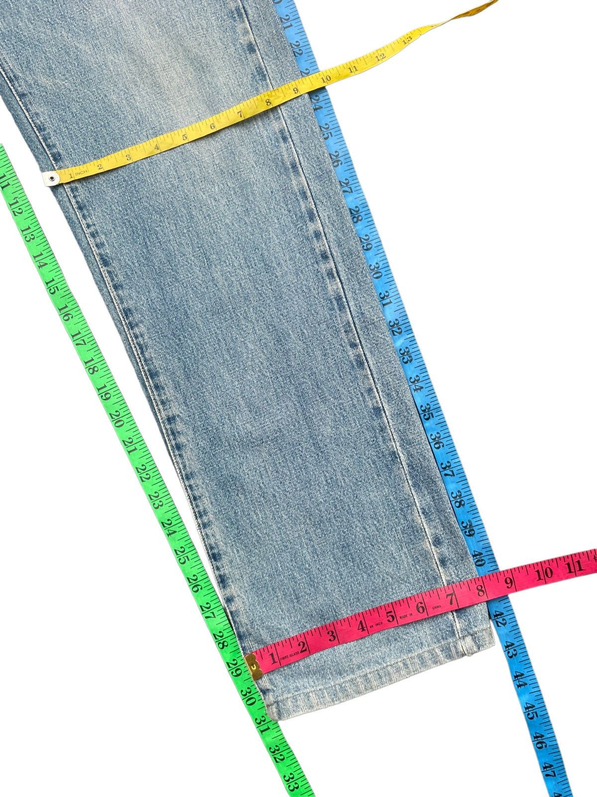 DKNY × Designer × Vintage Vintage DKNY Selvedge Faded Wash Denim Size US 29 - 20 Thumbnail