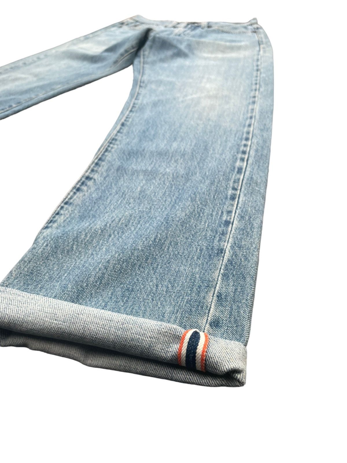 DKNY × Designer × Vintage Vintage DKNY Selvedge Faded Wash Denim Size US 29 - 3 Thumbnail