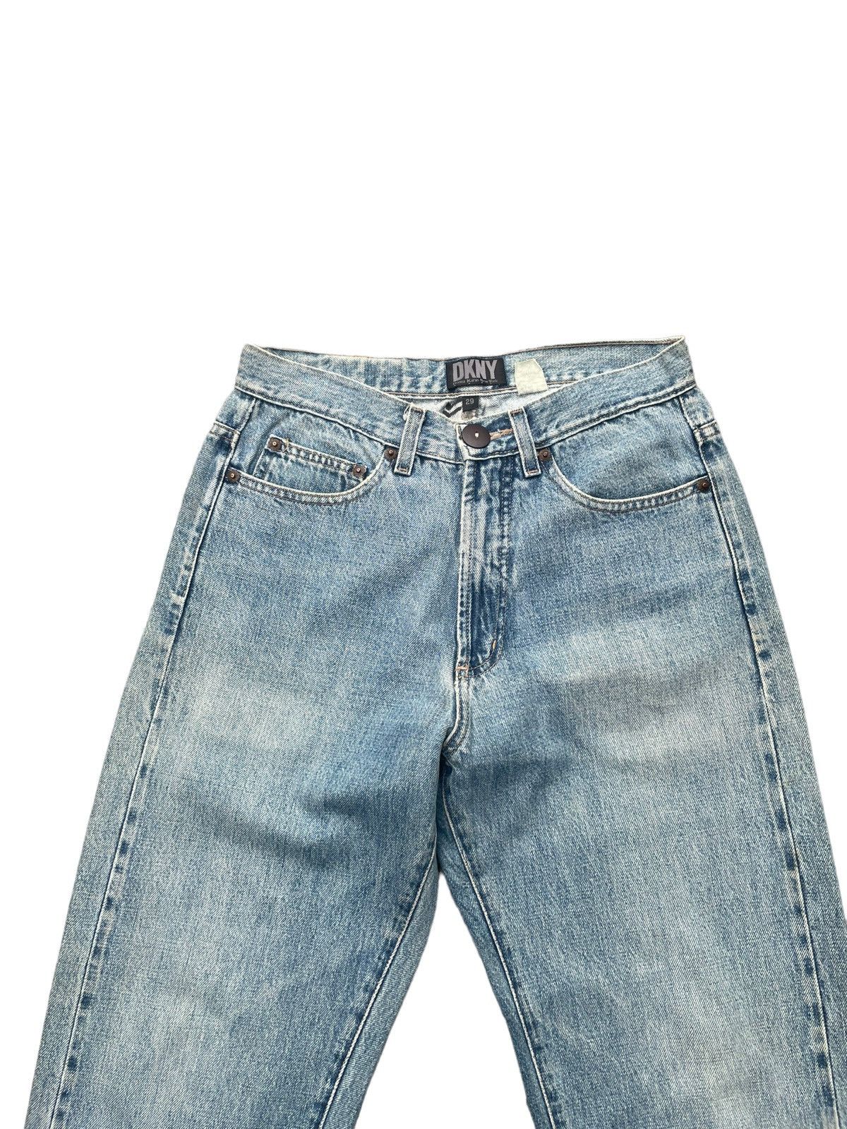 DKNY × Designer × Vintage Vintage DKNY Selvedge Faded Wash Denim Size US 29 - 4 Thumbnail