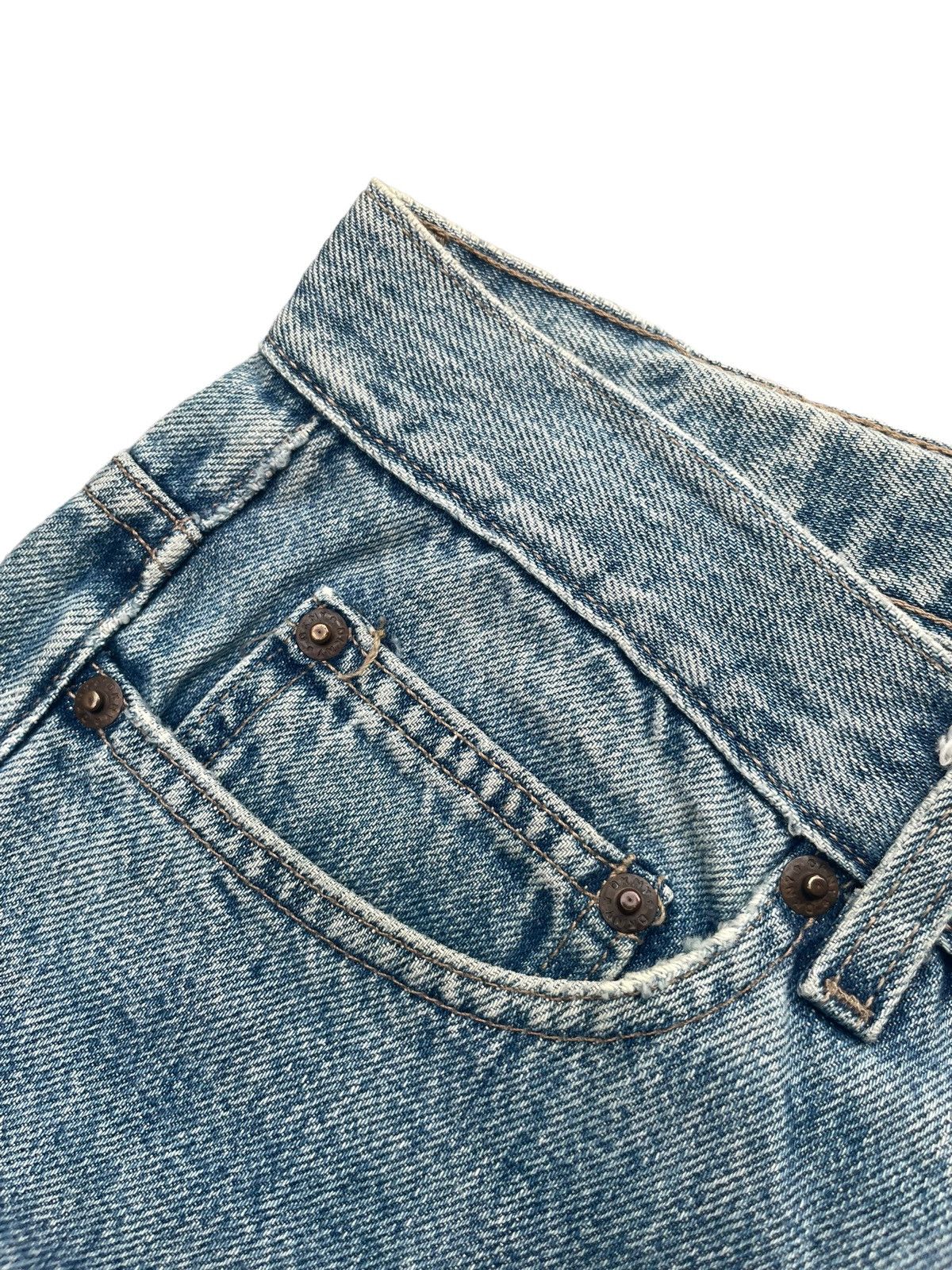 DKNY × Designer × Vintage Vintage DKNY Selvedge Faded Wash Denim Size US 29 - 5 Thumbnail