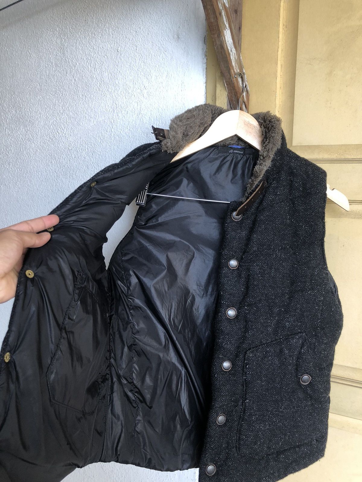 Johnbull Vintage John Bull Wool Shaggy Puffer Vest Jackets Size US S / EU 44-46 / 1 - 13 Thumbnail