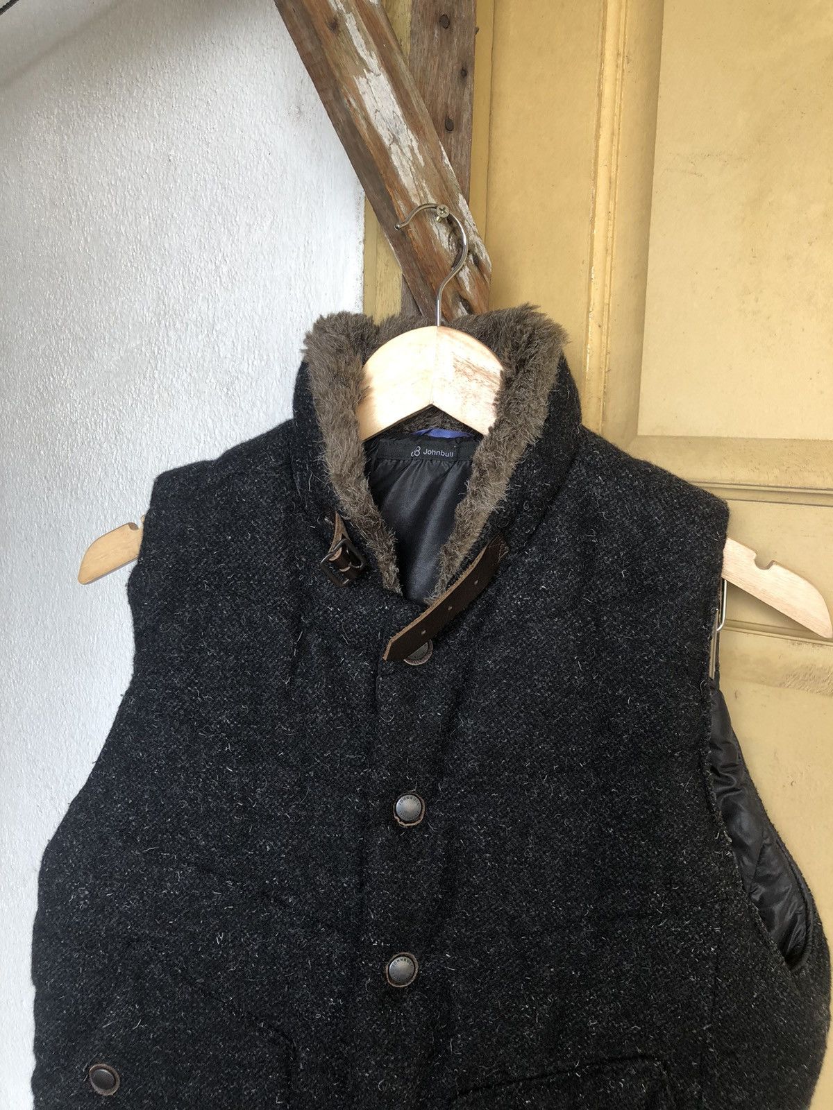 Johnbull Vintage John Bull Wool Shaggy Puffer Vest Jackets Size US S / EU 44-46 / 1 - 3 Thumbnail