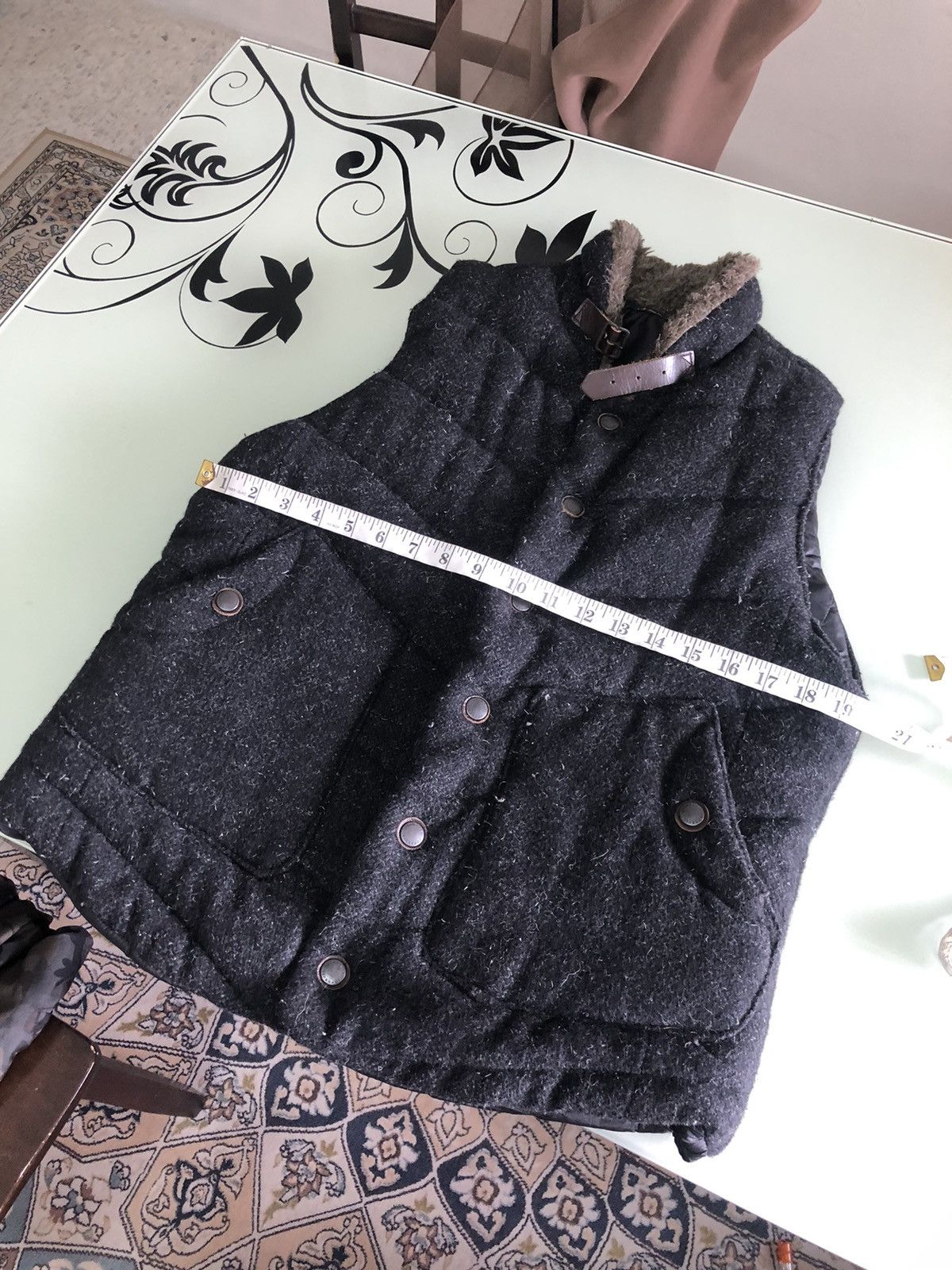 Johnbull Vintage John Bull Wool Shaggy Puffer Vest Jackets Size US S / EU 44-46 / 1 - 17 Thumbnail