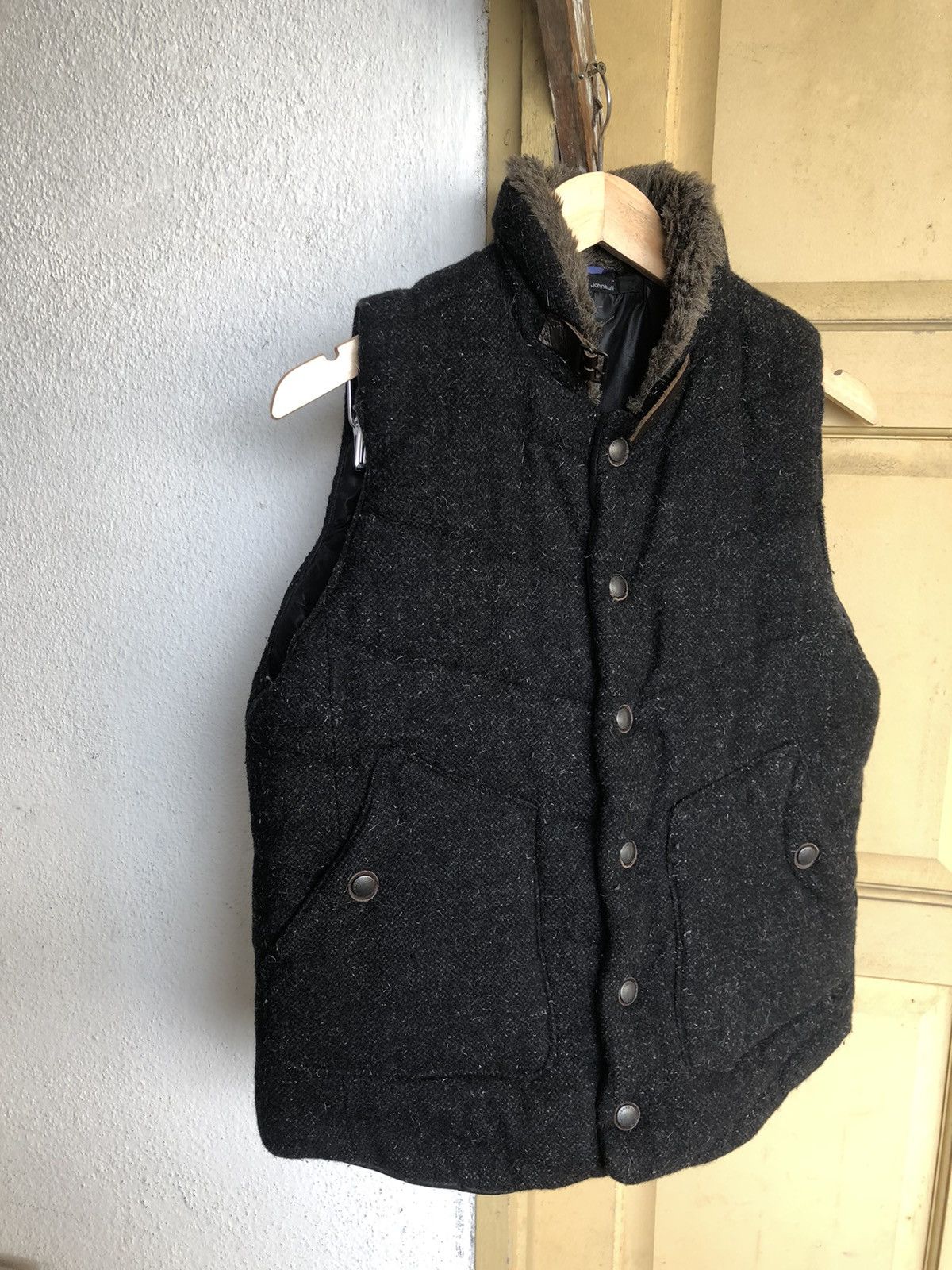 Johnbull Vintage John Bull Wool Shaggy Puffer Vest Jackets Size US S / EU 44-46 / 1 - 8 Thumbnail