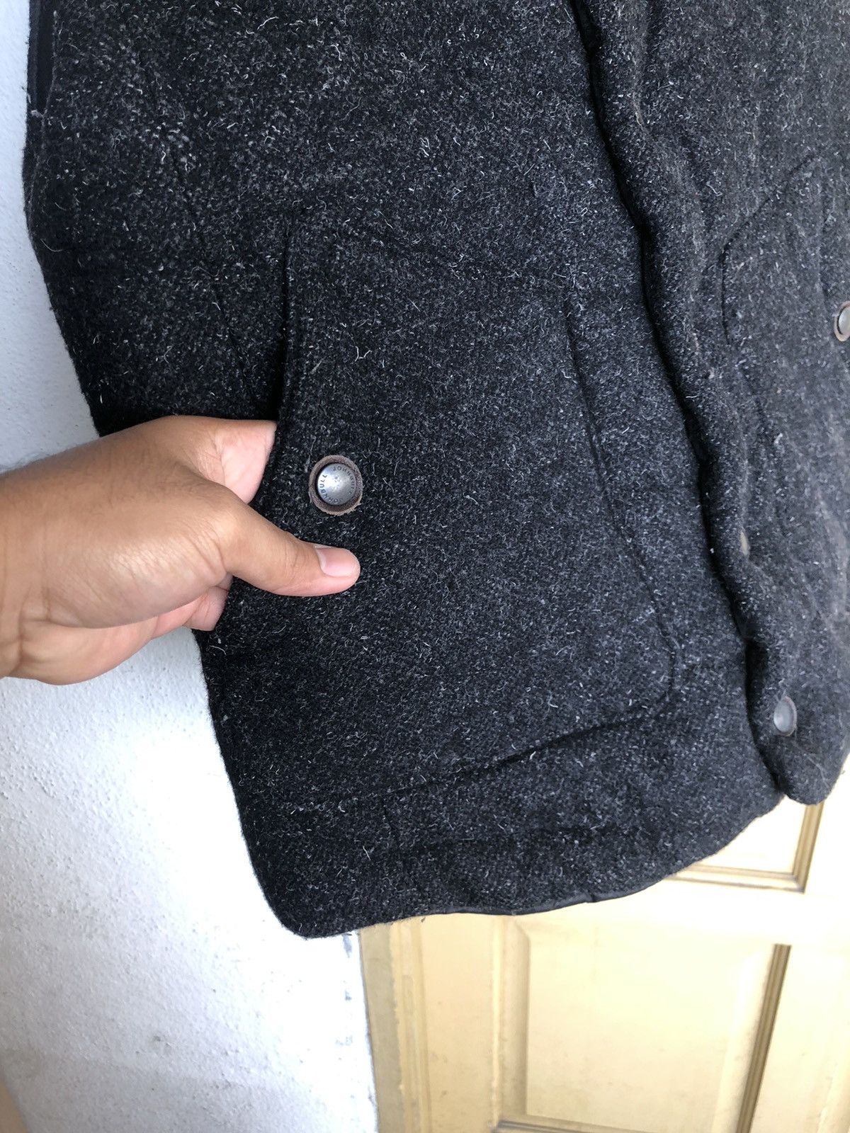 Johnbull Vintage John Bull Wool Shaggy Puffer Vest Jackets Size US S / EU 44-46 / 1 - 9 Thumbnail