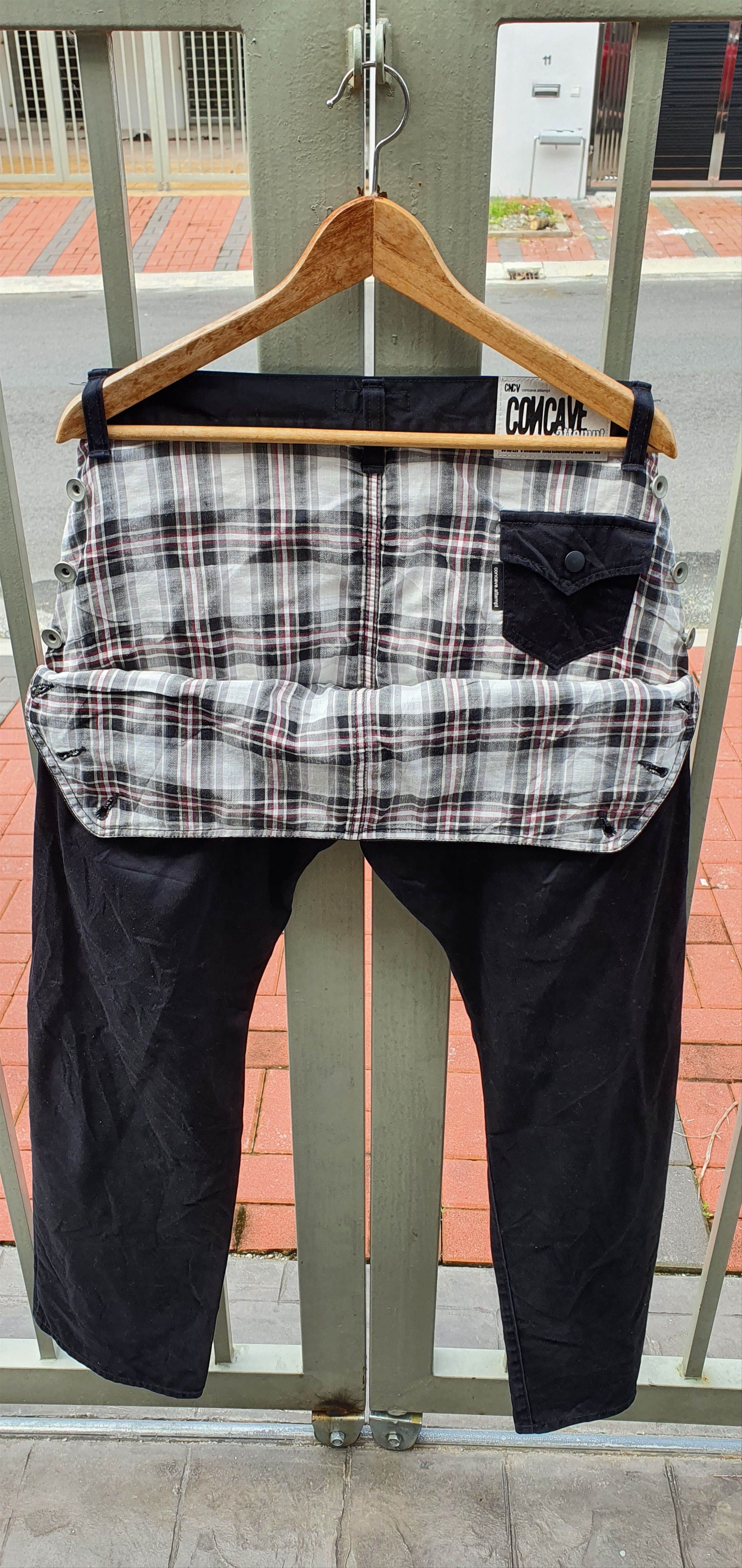 If Six Was Nine × Japanese Brand Concave Attemp Punk Pants Size US 34 / EU 50 - 4 Thumbnail