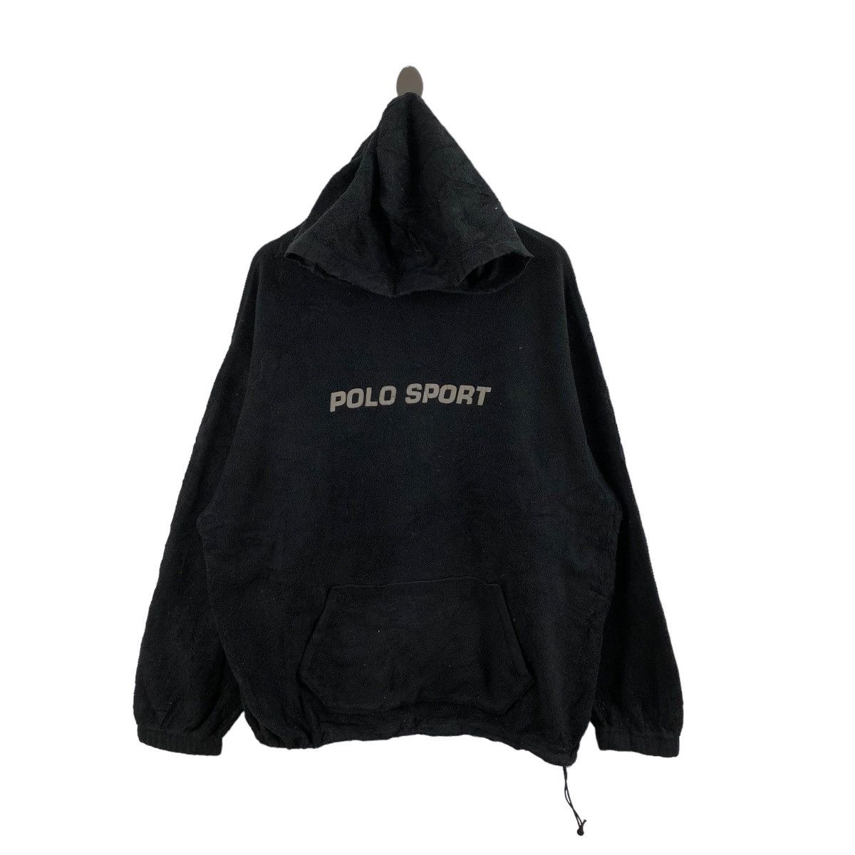 image of Polo Ralph Lauren x Ralph Lauren Vintage Polo Sport Ralph Laurent Fleece Hoodies Reflective in Blac