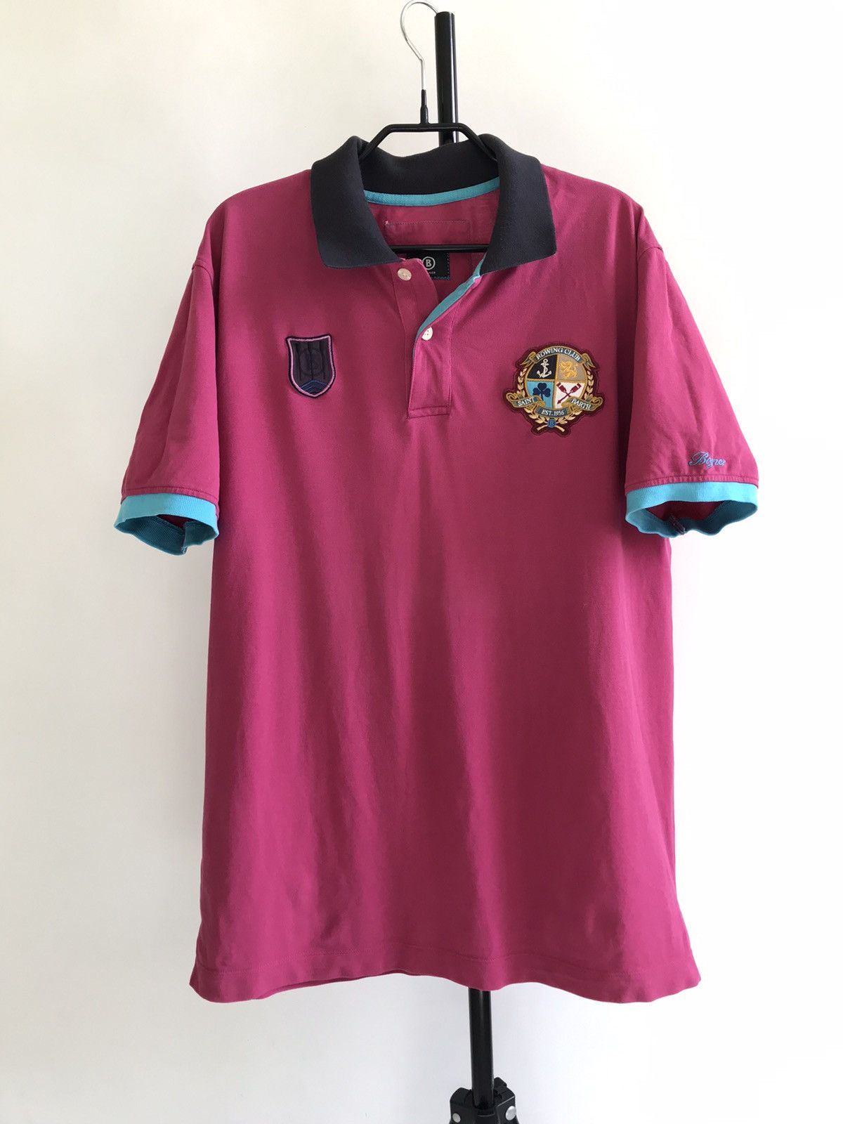 Bogner BOGNER Rowing Club Saint Barth Yachting polo shirt XL pink Size US XL / EU 56 / 4 - 1 Thumbnail