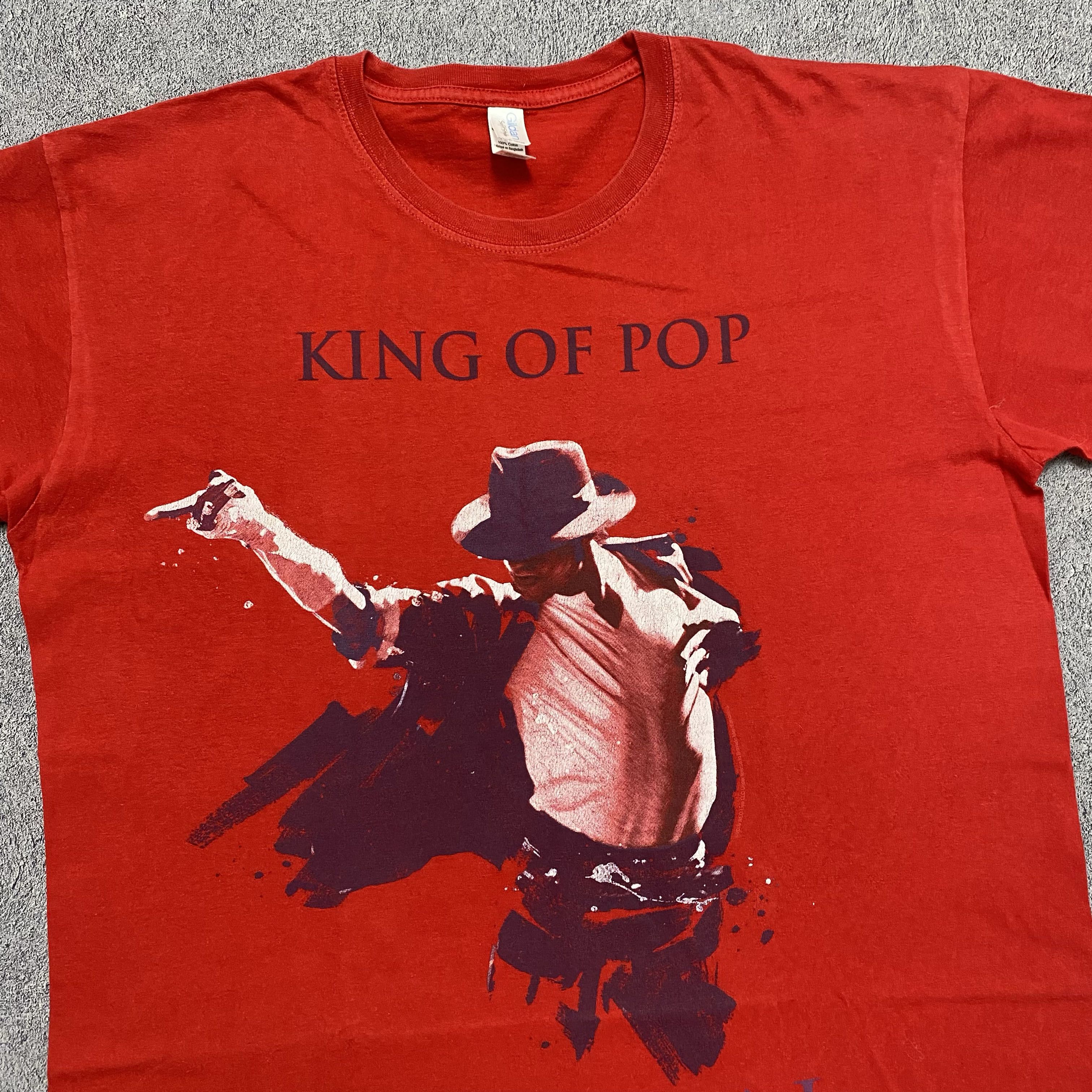 Band Tees × Michael Jackson × Vintage Vintage Michael Jackson Shirt Vintage Band Tees Size US M / EU 48-50 / 2 - 3 Thumbnail