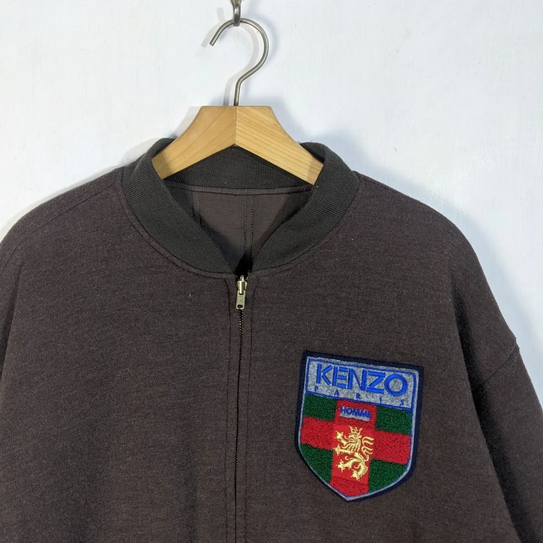 ジャケット・アウター vintage KENZO HOMME wool coat ew Vintage Kenzo Homme Jacket, Sz 3, Large/Slim, Tropical Wool