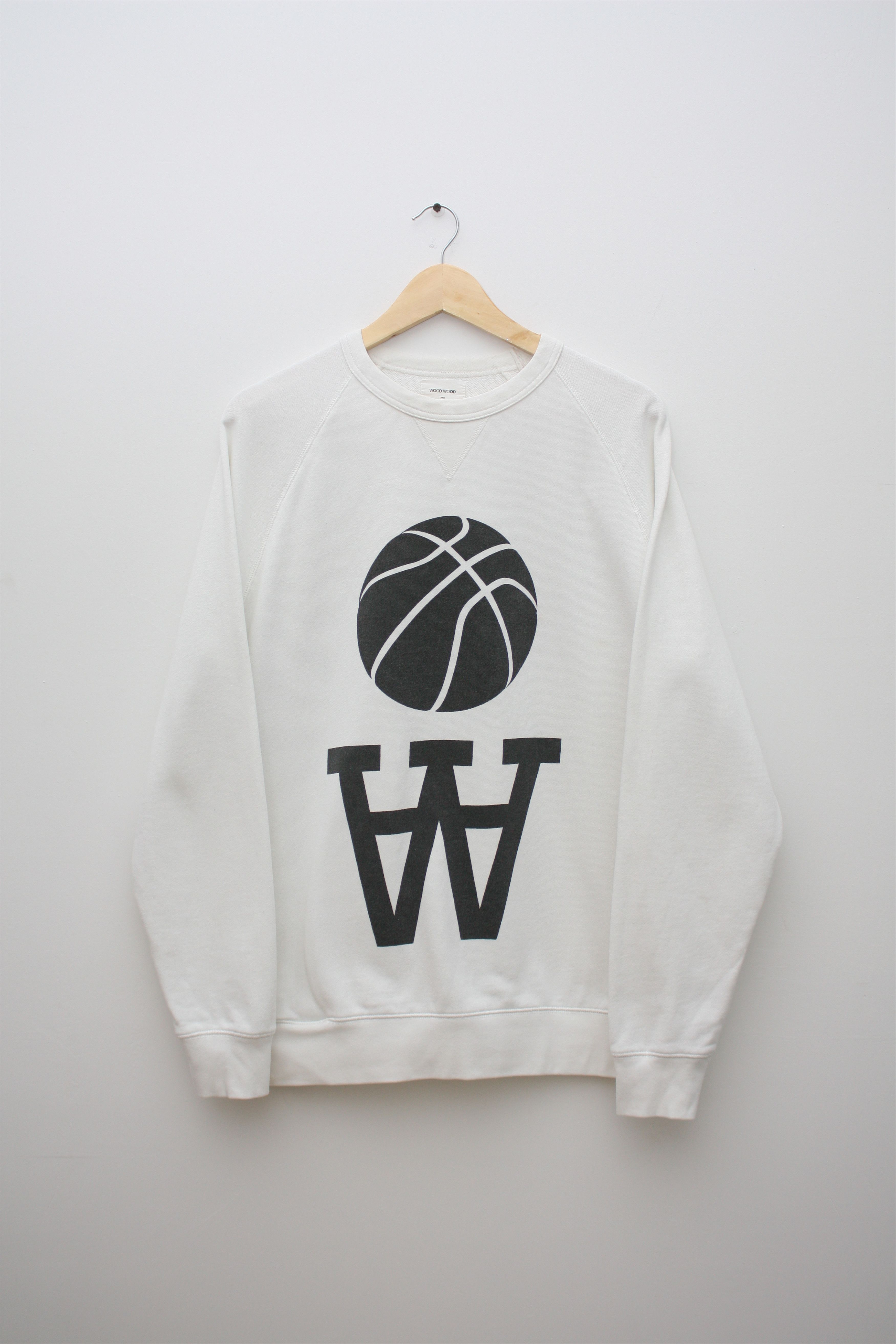Wood Wood Wood Wood White CrewNeck Sweatshirt Size US L / EU 52-54 / 3 - 2 Thumbnail