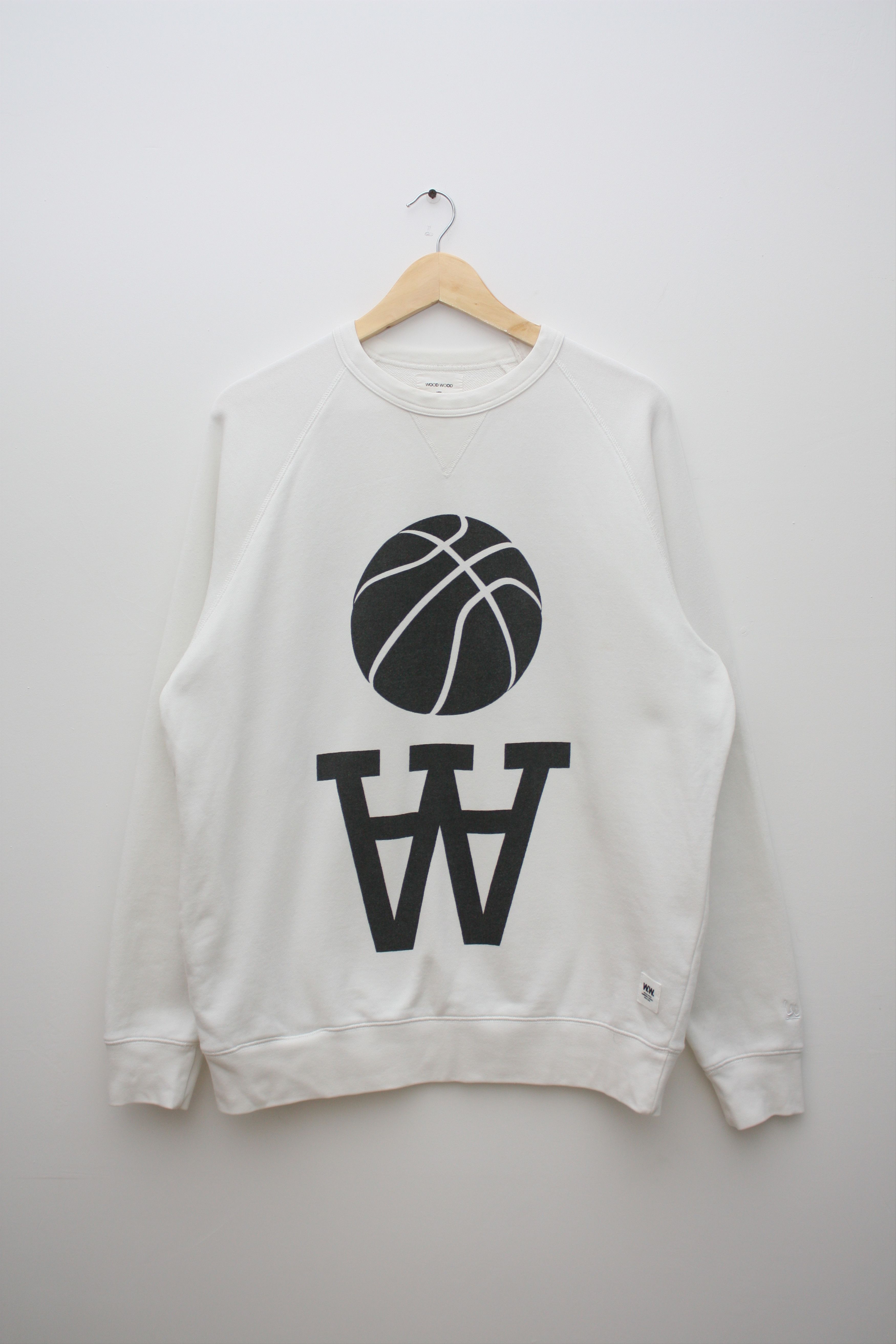 Wood Wood Wood Wood White CrewNeck Sweatshirt Size US L / EU 52-54 / 3 - 1 Thumbnail
