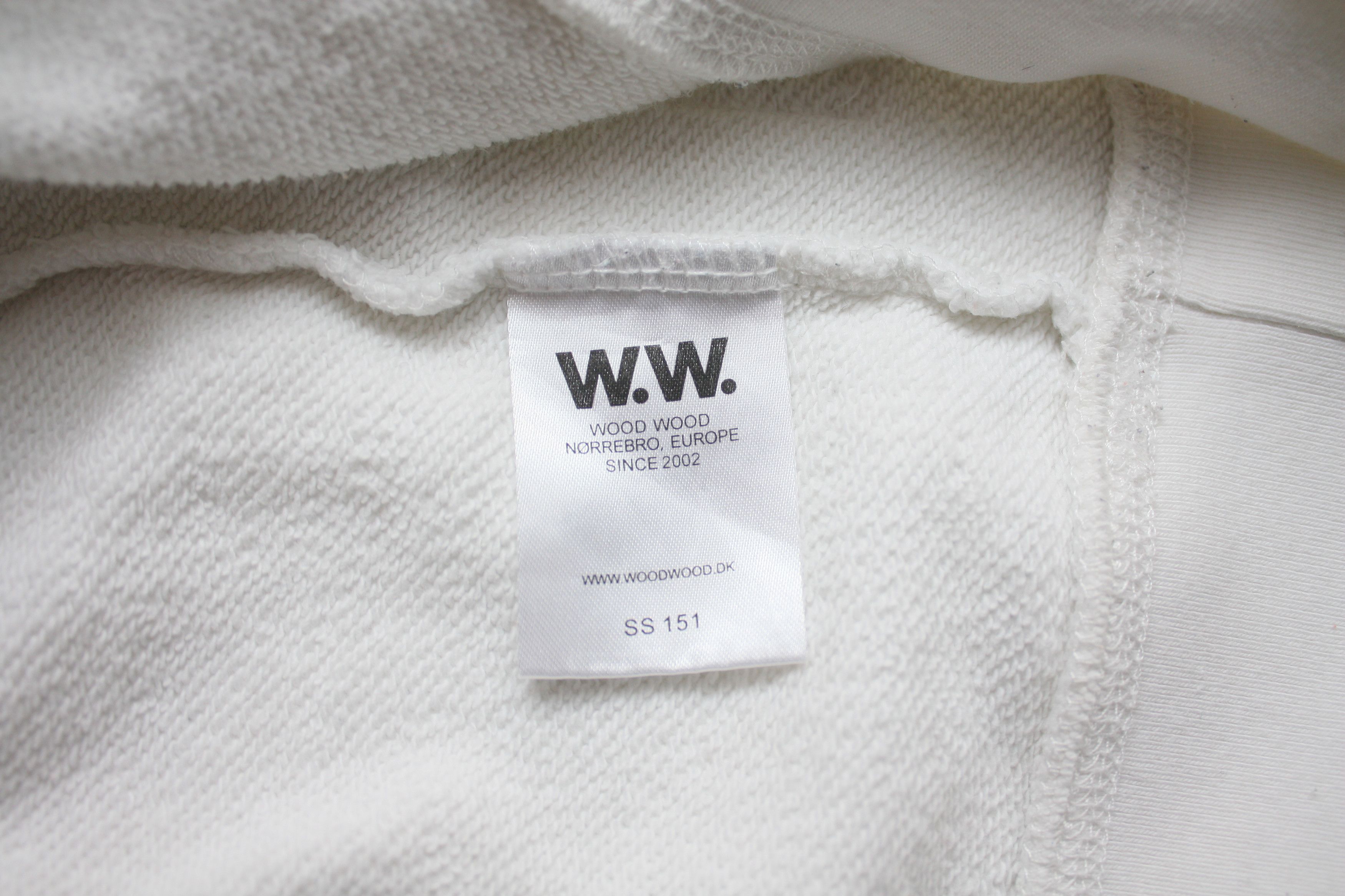Wood Wood Wood Wood White CrewNeck Sweatshirt Size US L / EU 52-54 / 3 - 7 Thumbnail