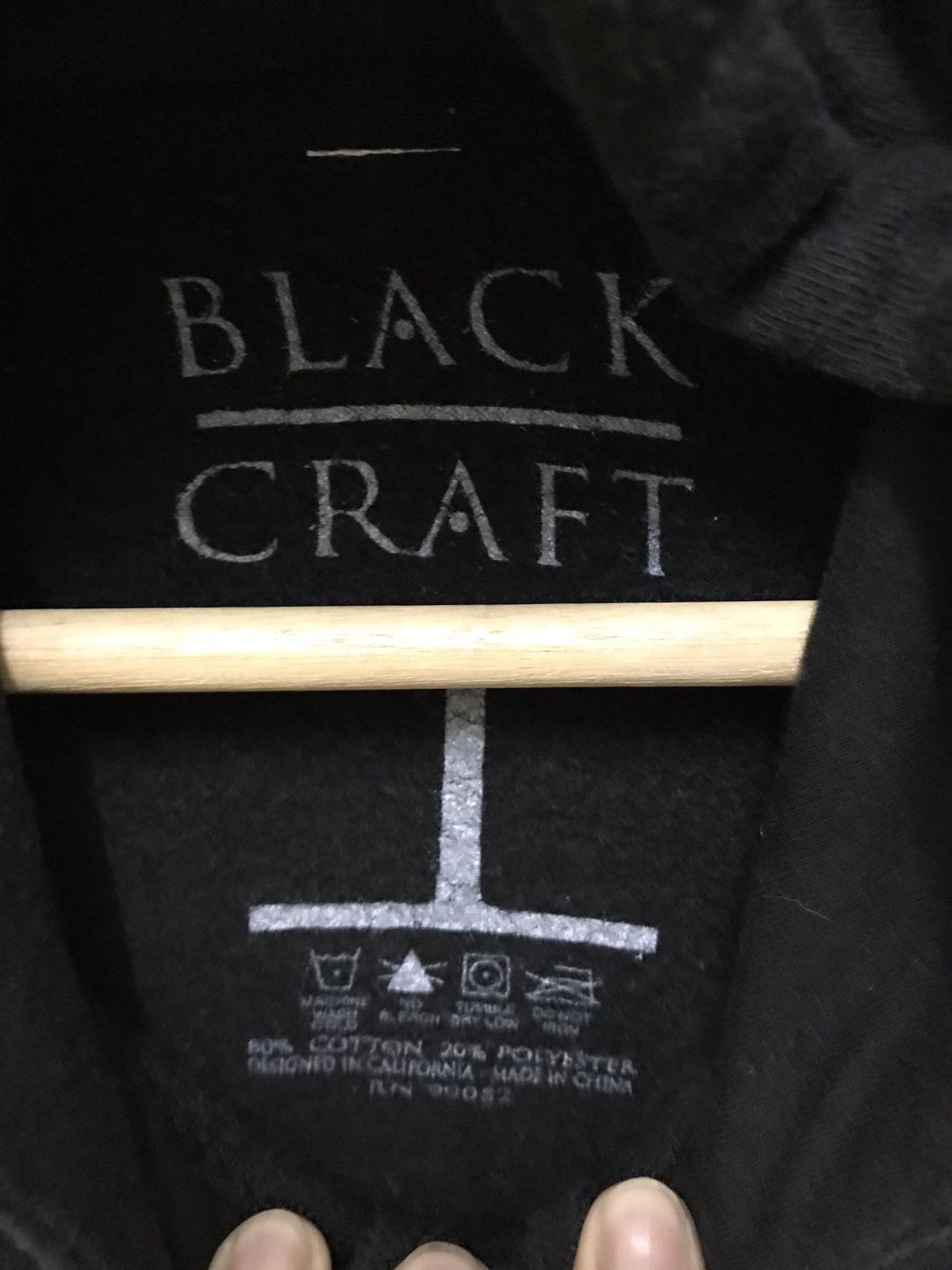 Vintage Vintage Black Craft Religion Makes Me Gag Hoodie Sweatshirt Size US M / EU 48-50 / 2 - 7 Thumbnail
