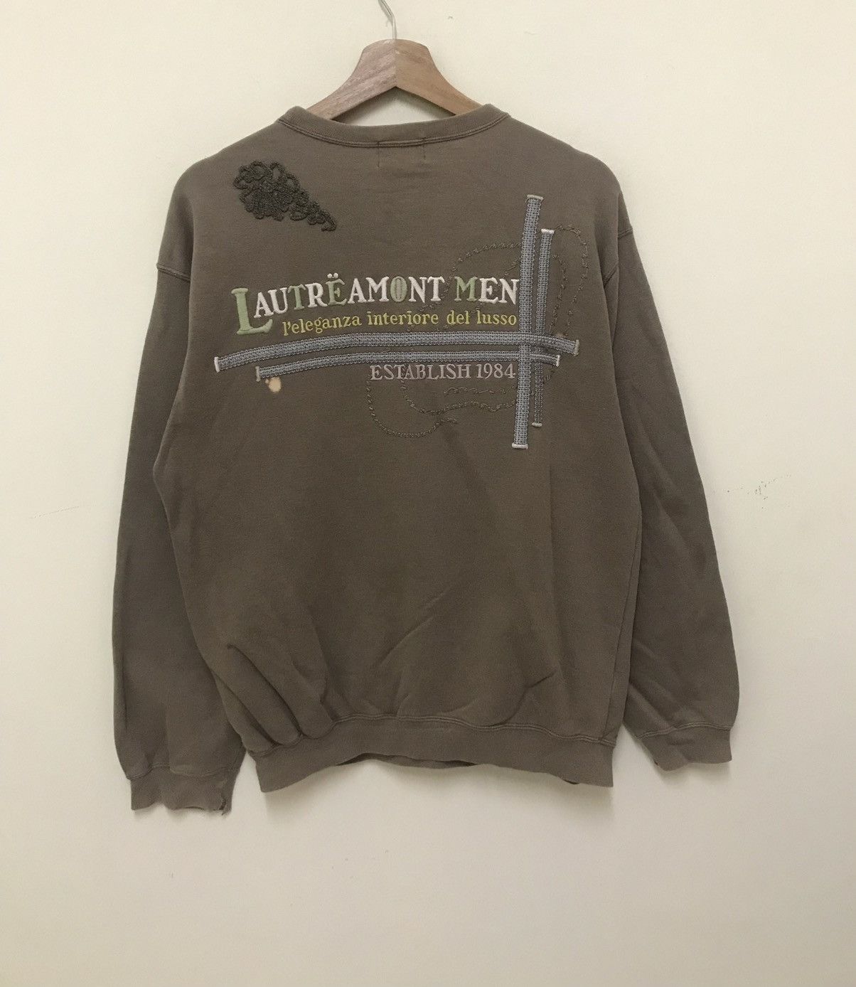 Vintage Vintage Streetwear Lautreamont Men Sweatshirt Size US M / EU 48-50 / 2 - 11 Thumbnail