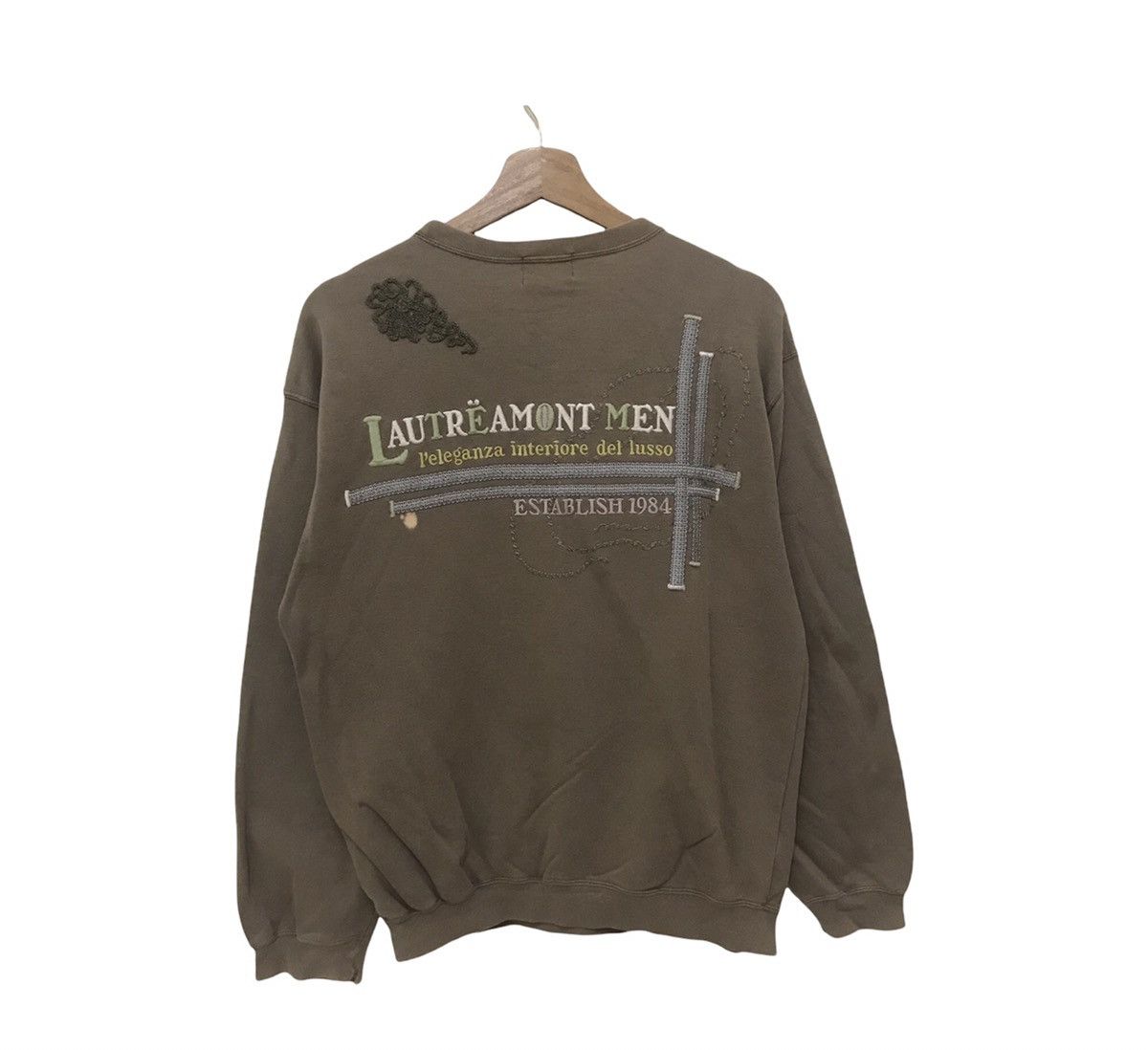 Vintage Vintage Streetwear Lautreamont Men Sweatshirt Size US M / EU 48-50 / 2 - 1 Thumbnail