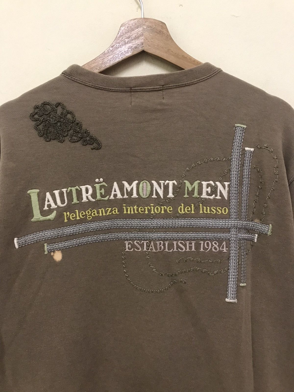 Vintage Vintage Streetwear Lautreamont Men Sweatshirt Size US M / EU 48-50 / 2 - 4 Thumbnail
