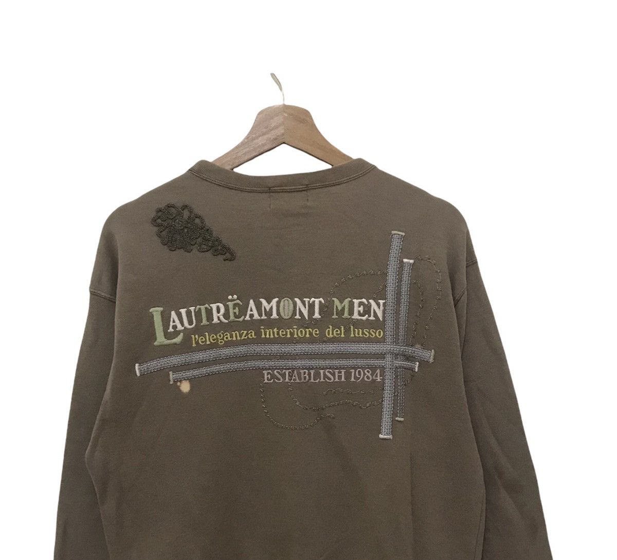 Vintage Vintage Streetwear Lautreamont Men Sweatshirt Size US M / EU 48-50 / 2 - 2 Thumbnail