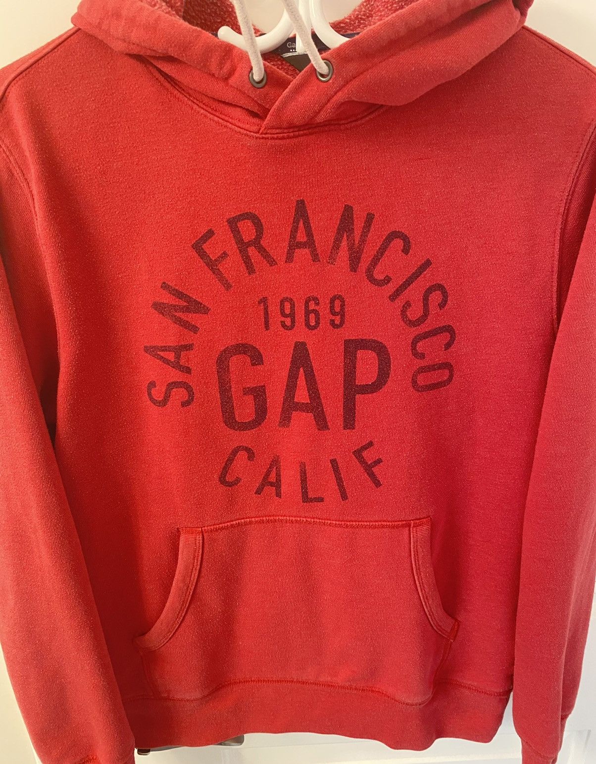 Gap GAP San Francisco California Mens Red Hoodie/Sweater Size US S / EU 44-46 / 1 - 5 Thumbnail