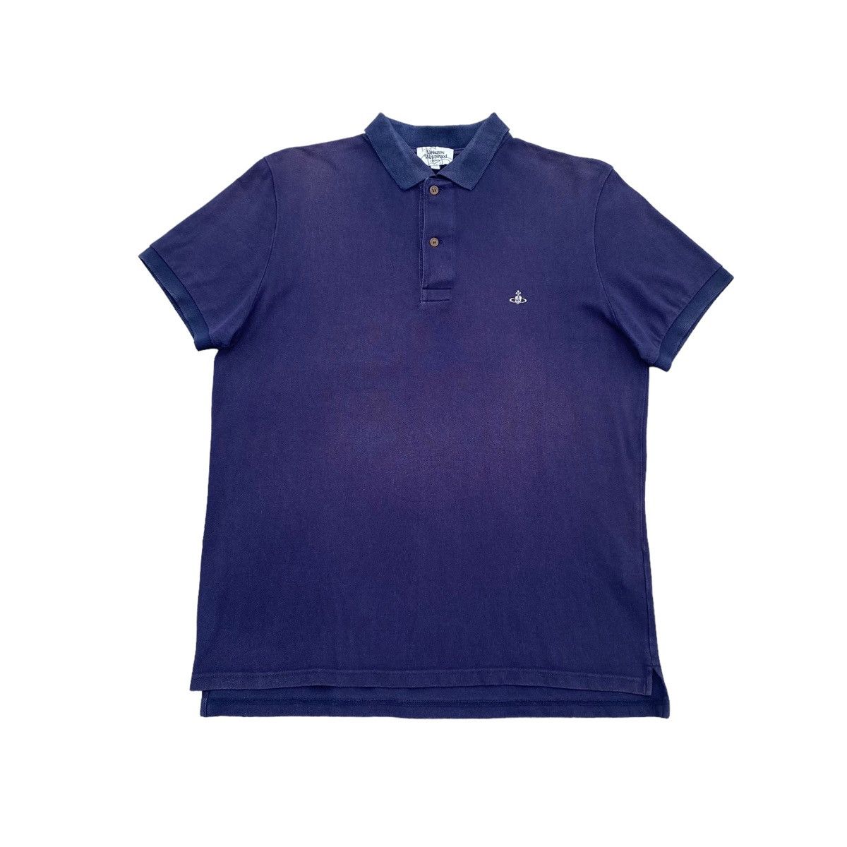 Vivienne Westwood Faded VW polo tee Size US M / EU 48-50 / 2 - 1 Thumbnail