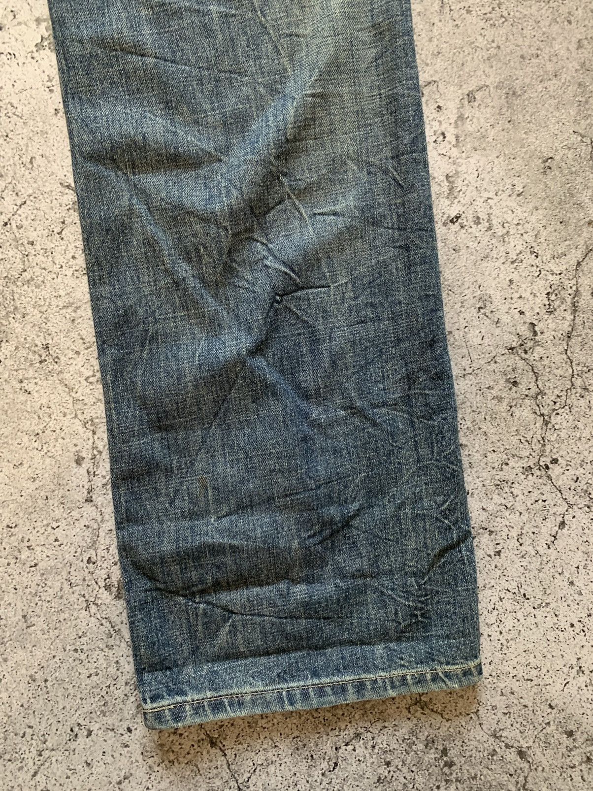 Giorgio Armani Armani vintage distressed regular fit denim pants Size US 36 / EU 52 - 9 Thumbnail