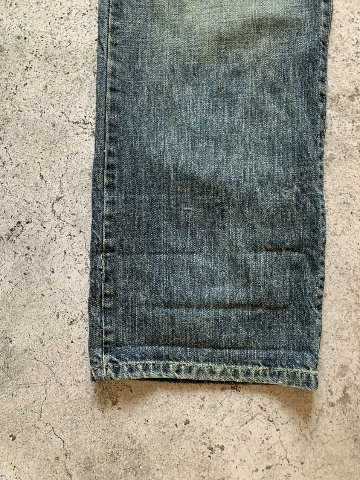 Giorgio Armani Armani vintage distressed regular fit denim pants Size US 36 / EU 52 - 7 Thumbnail