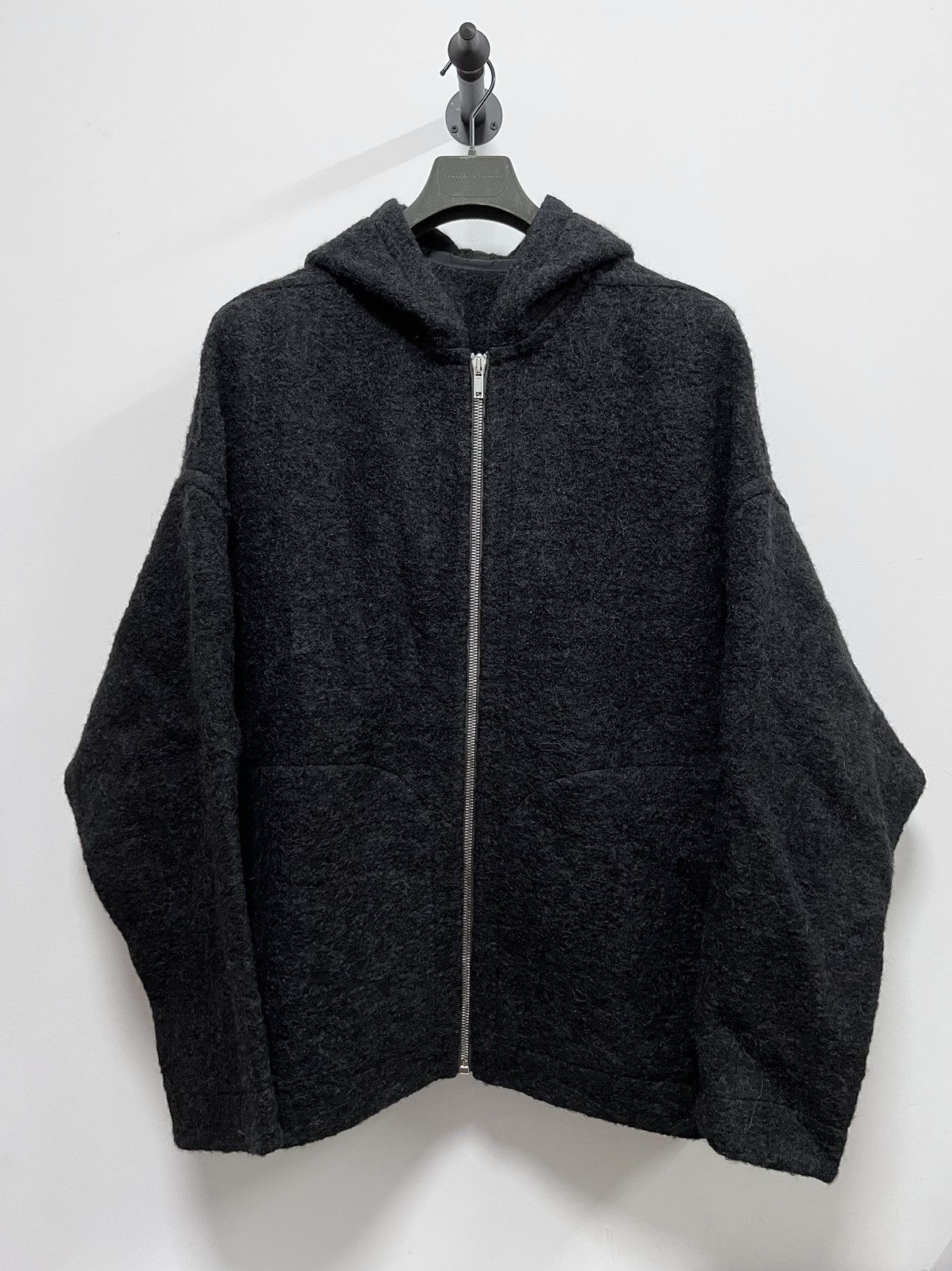 Rick Owens Oversized GRAIL Alpaca Blend Peter Zip JKT FW21