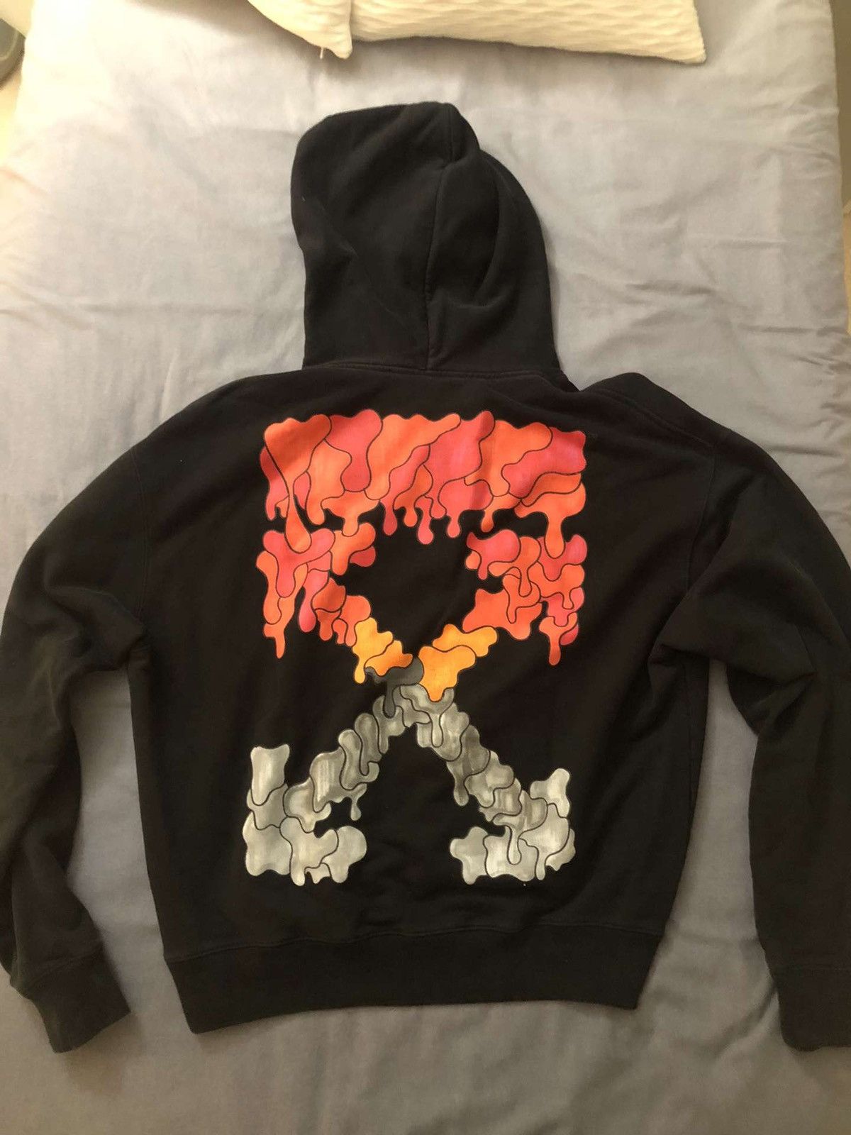 OFF-WHITE Marker Hoodie Black/Red