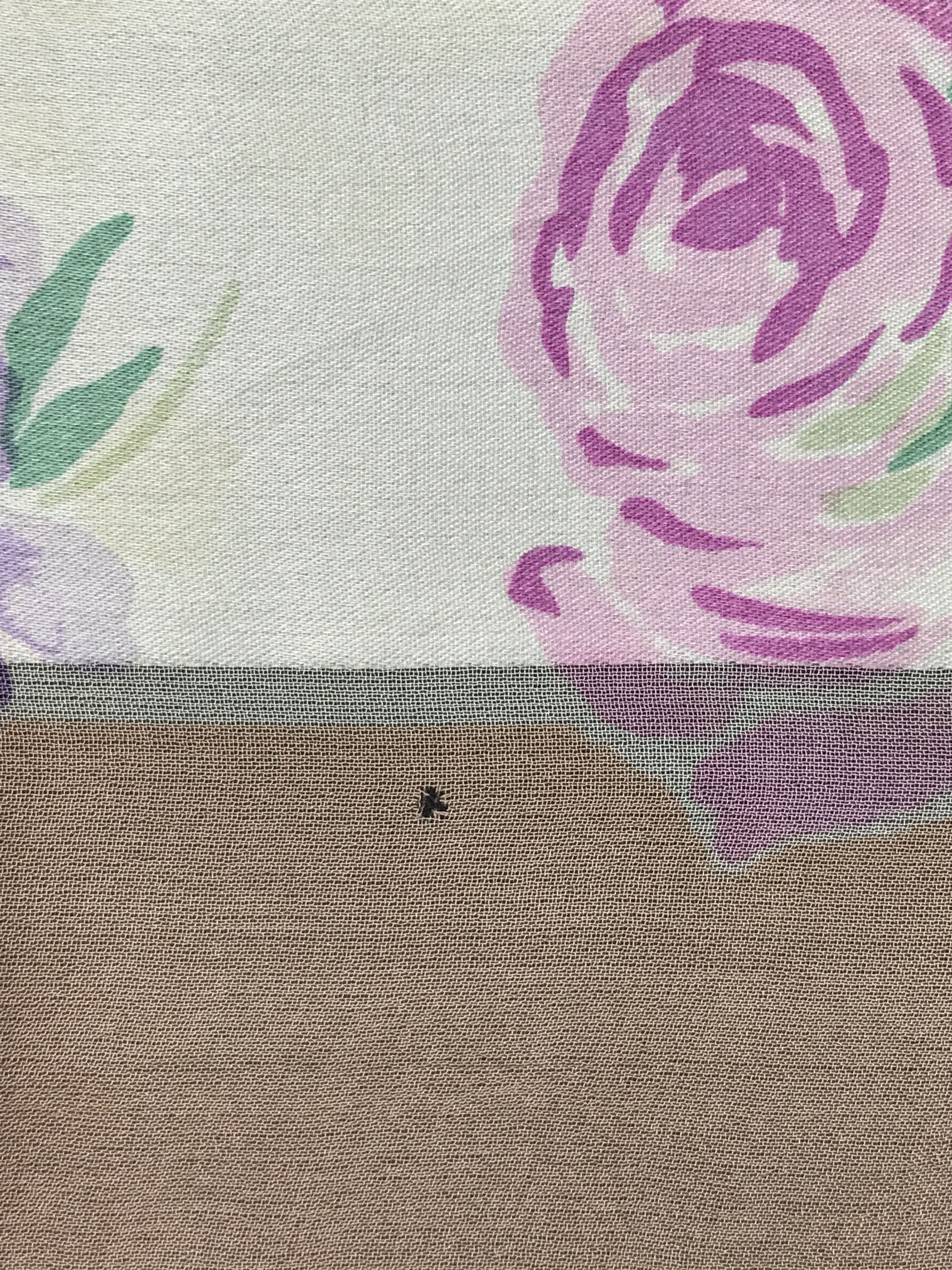 Vintage Pierre Balmain Floral Silk Scarf