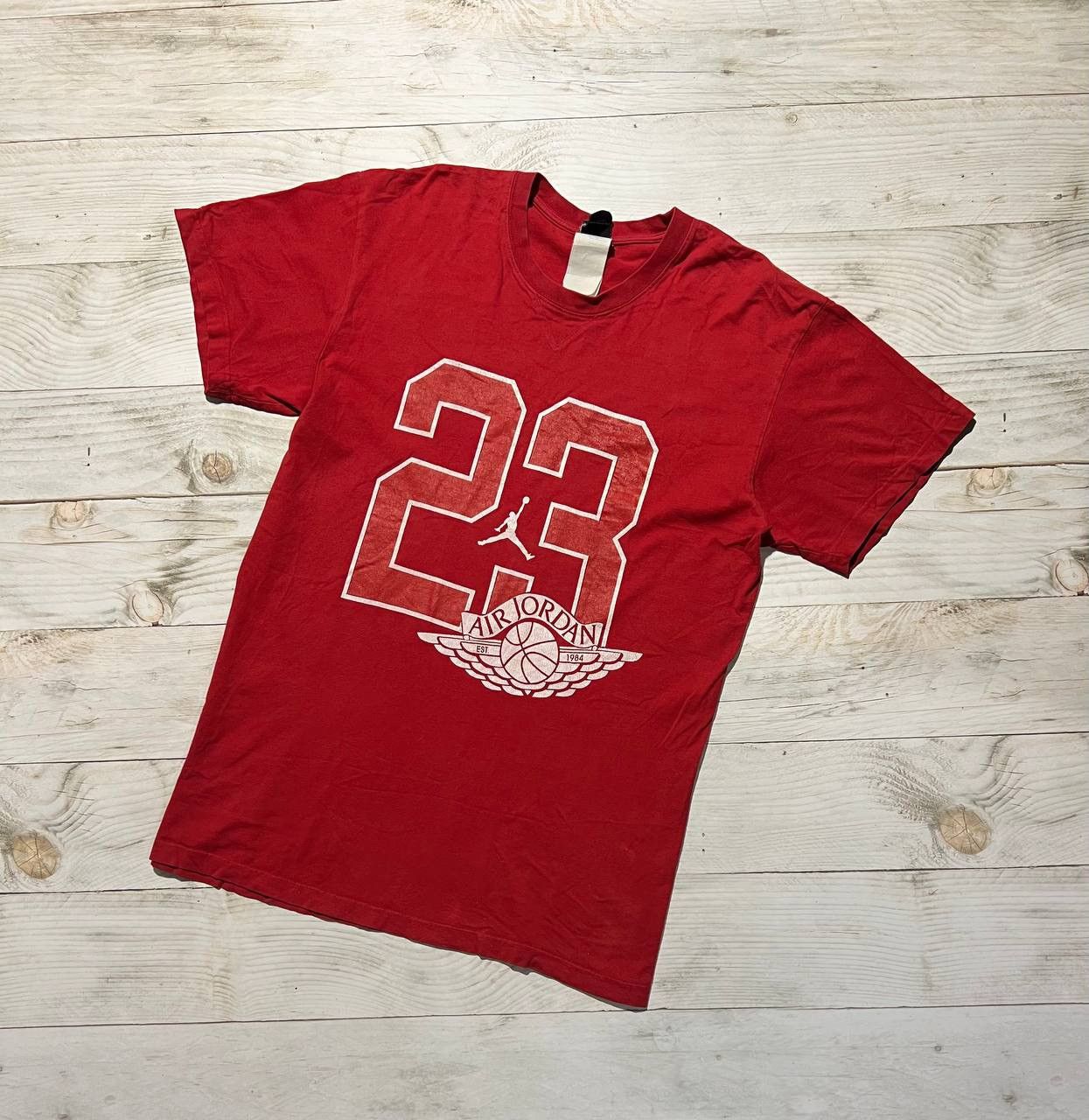 Jordan Brand Nike Air Jordan 23 T-Shirt Big Logo 90s Size US L / EU 52-54 / 3 - 1 Thumbnail