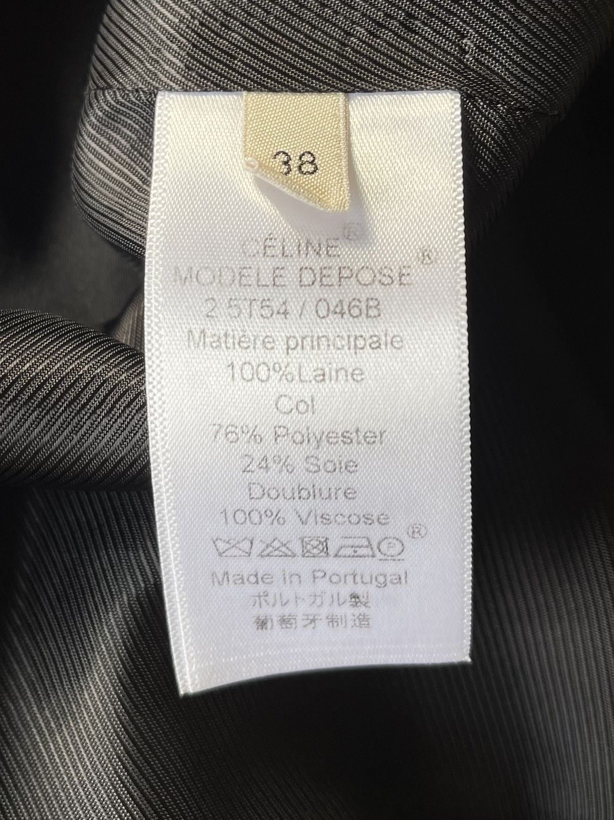 Celine Céline by Phoebe Philo Wool Blazer Jacket Size S / US 4 / IT 40 - 5 Thumbnail