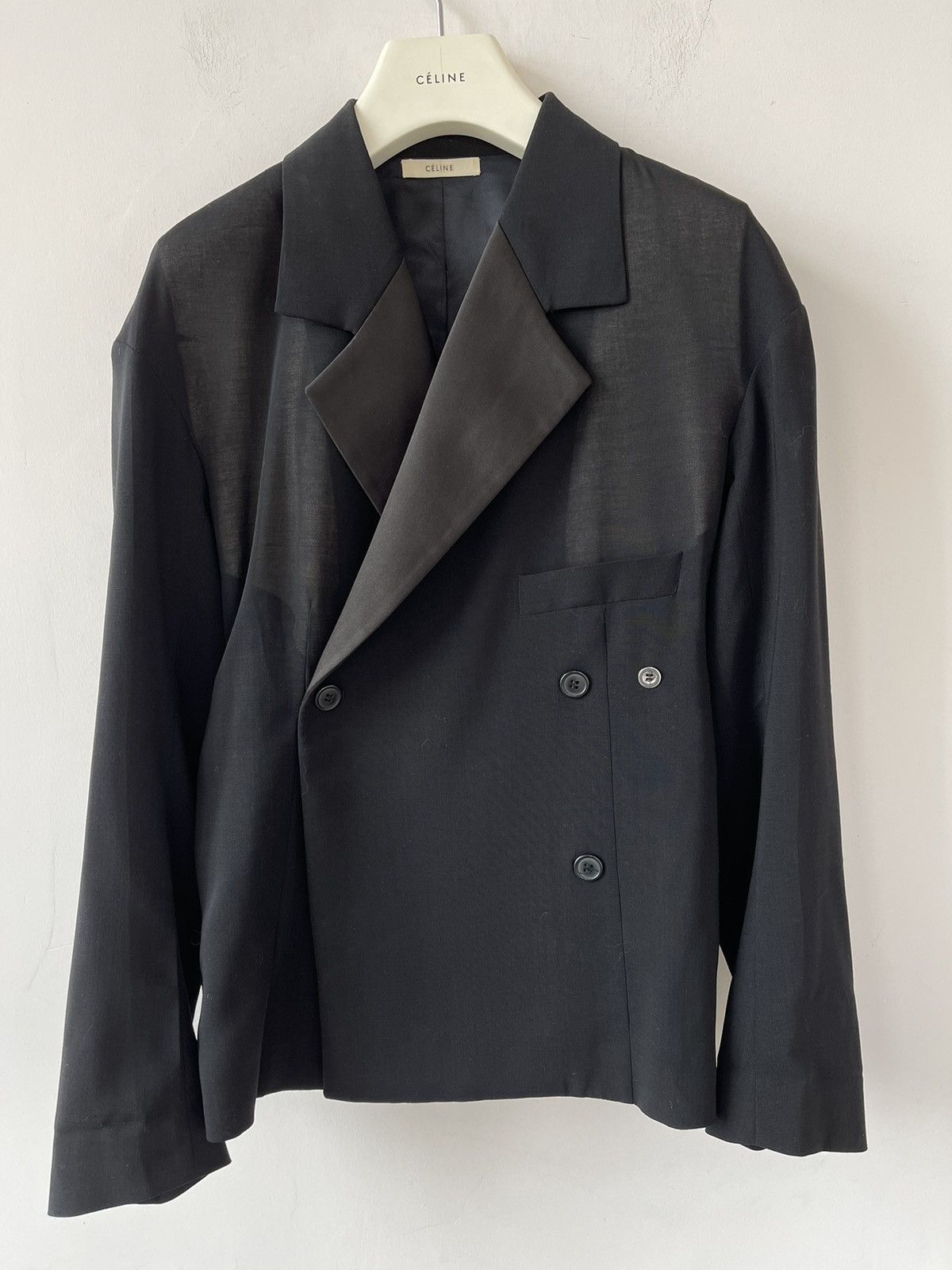 Celine Céline by Phoebe Philo Wool Blazer Jacket Size S / US 4 / IT 40 - 1 Thumbnail