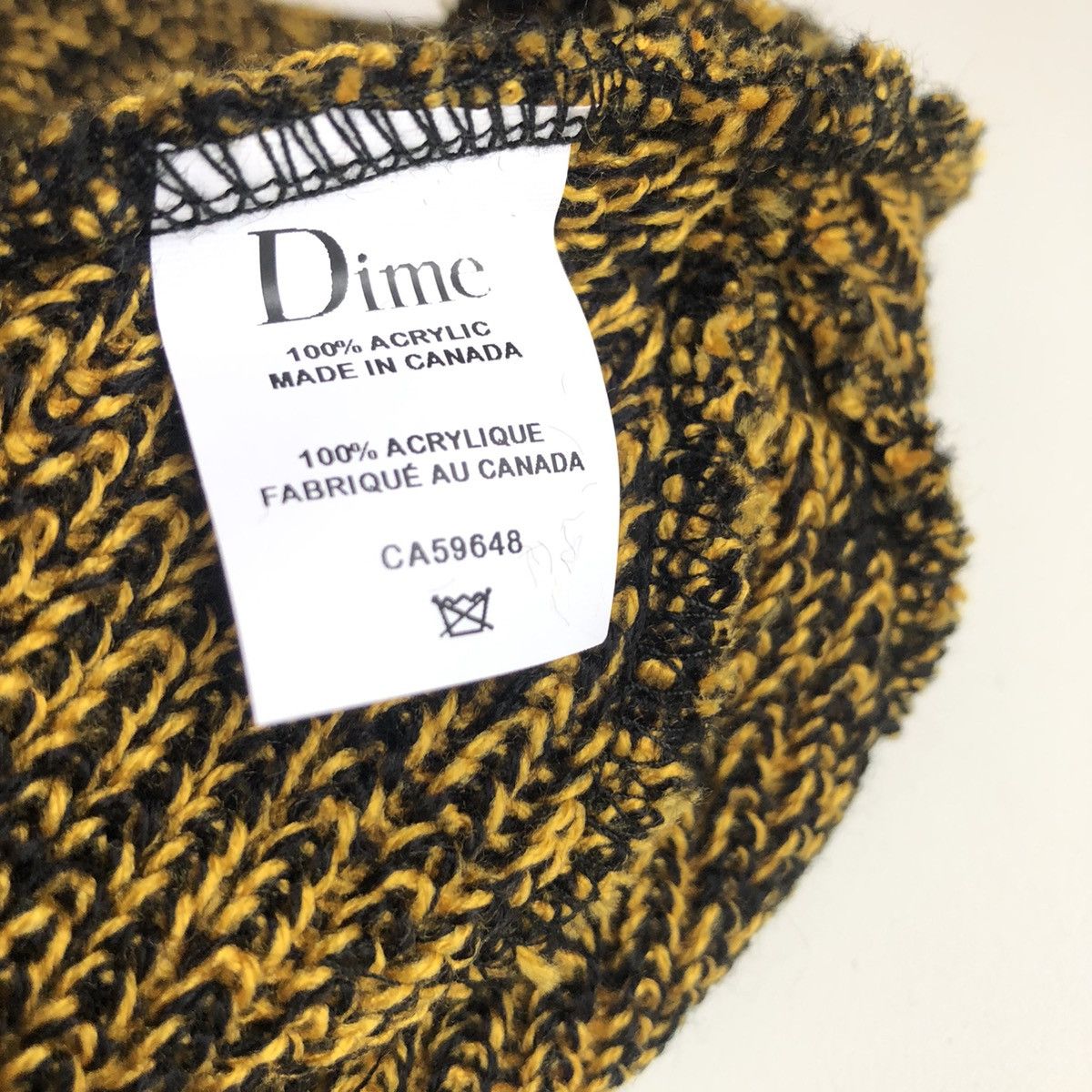 Dime Dime Marled Beanie YELLOW Size ONE SIZE - 4 Thumbnail