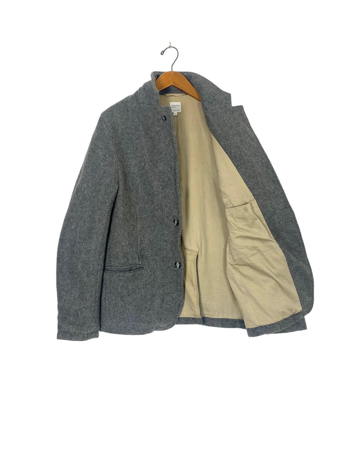 Nepenthes Rare‼️ Vintage Nepenthes New York Wool Coat Made in Usa Size US M / EU 48-50 / 2 - 2 Thumbnail