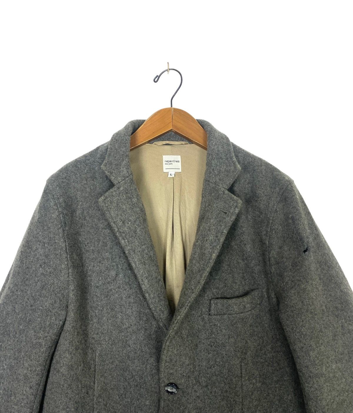 Nepenthes Rare‼️ Vintage Nepenthes New York Wool Coat Made in Usa Size US M / EU 48-50 / 2 - 4 Thumbnail
