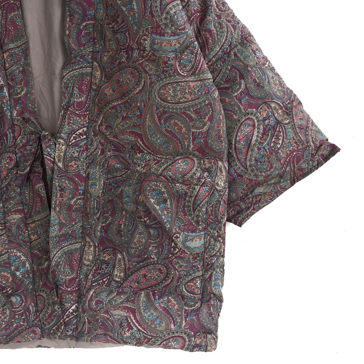 Japanese Brand Japanese Traditional Bandana Paisley Kimono Down Quilted Size US L / EU 52-54 / 3 - 5 Thumbnail