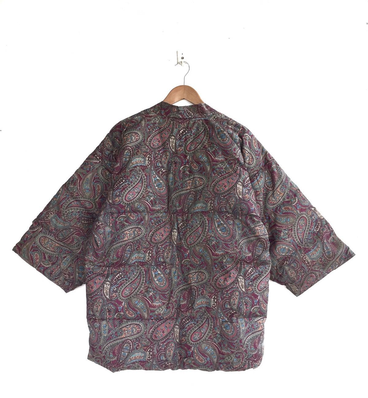 Japanese Brand Japanese Traditional Bandana Paisley Kimono Down Quilted Size US L / EU 52-54 / 3 - 2 Thumbnail