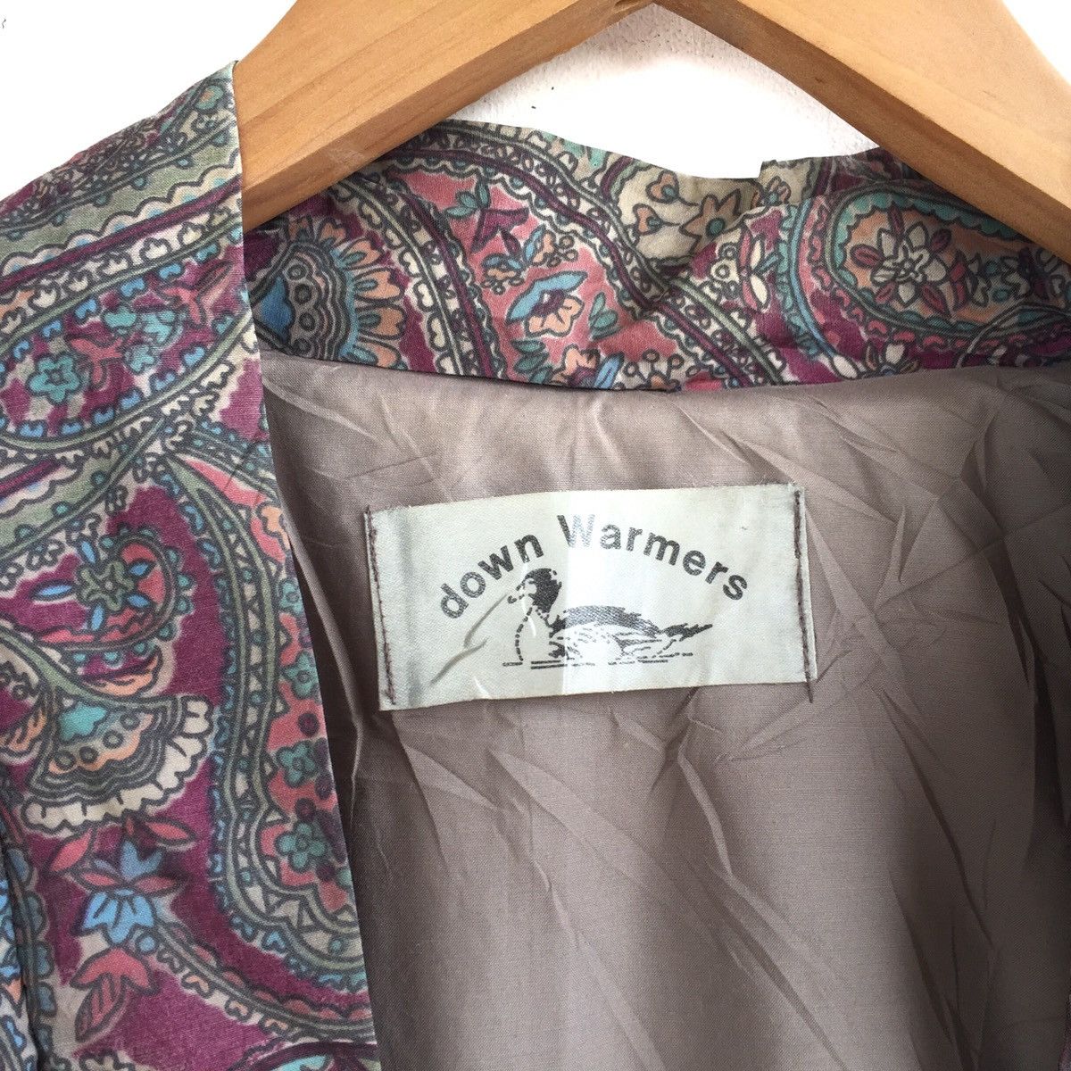 Japanese Brand Japanese Traditional Bandana Paisley Kimono Down Quilted Size US L / EU 52-54 / 3 - 9 Thumbnail