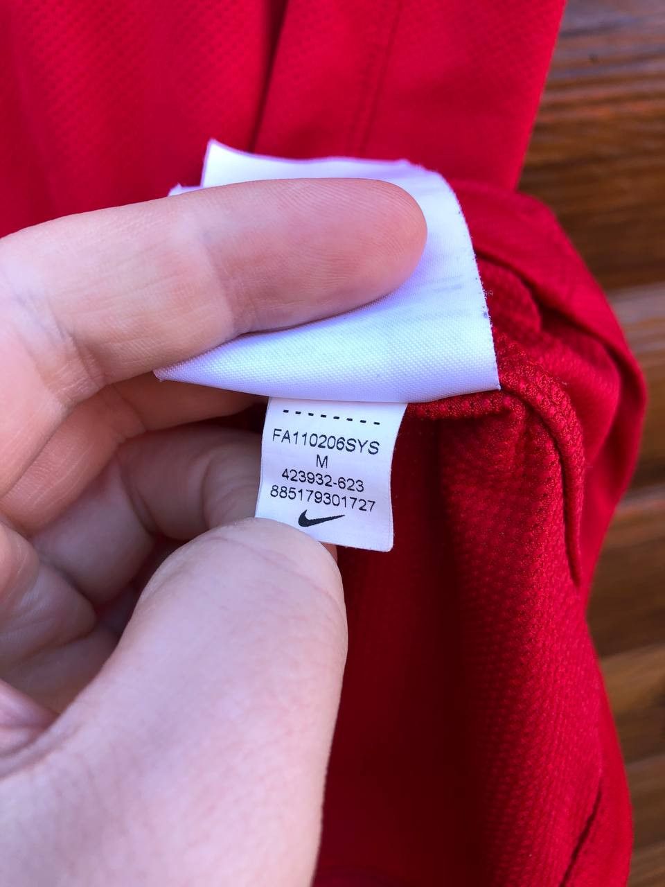 Nike MANCHESTER UNITED HOME FOOTBALL SHIRT SOCCER JERSEY NIKE Size US M / EU 48-50 / 2 - 8 Thumbnail