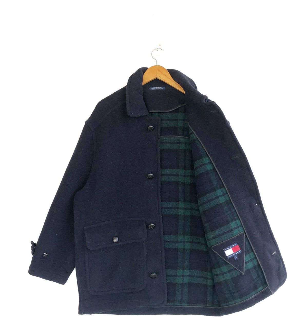Tommy Hilfiger Tommy Hilfiger Heavy Wool Jacket Made In England Size US L / EU 52-54 / 3 - 1 Thumbnail