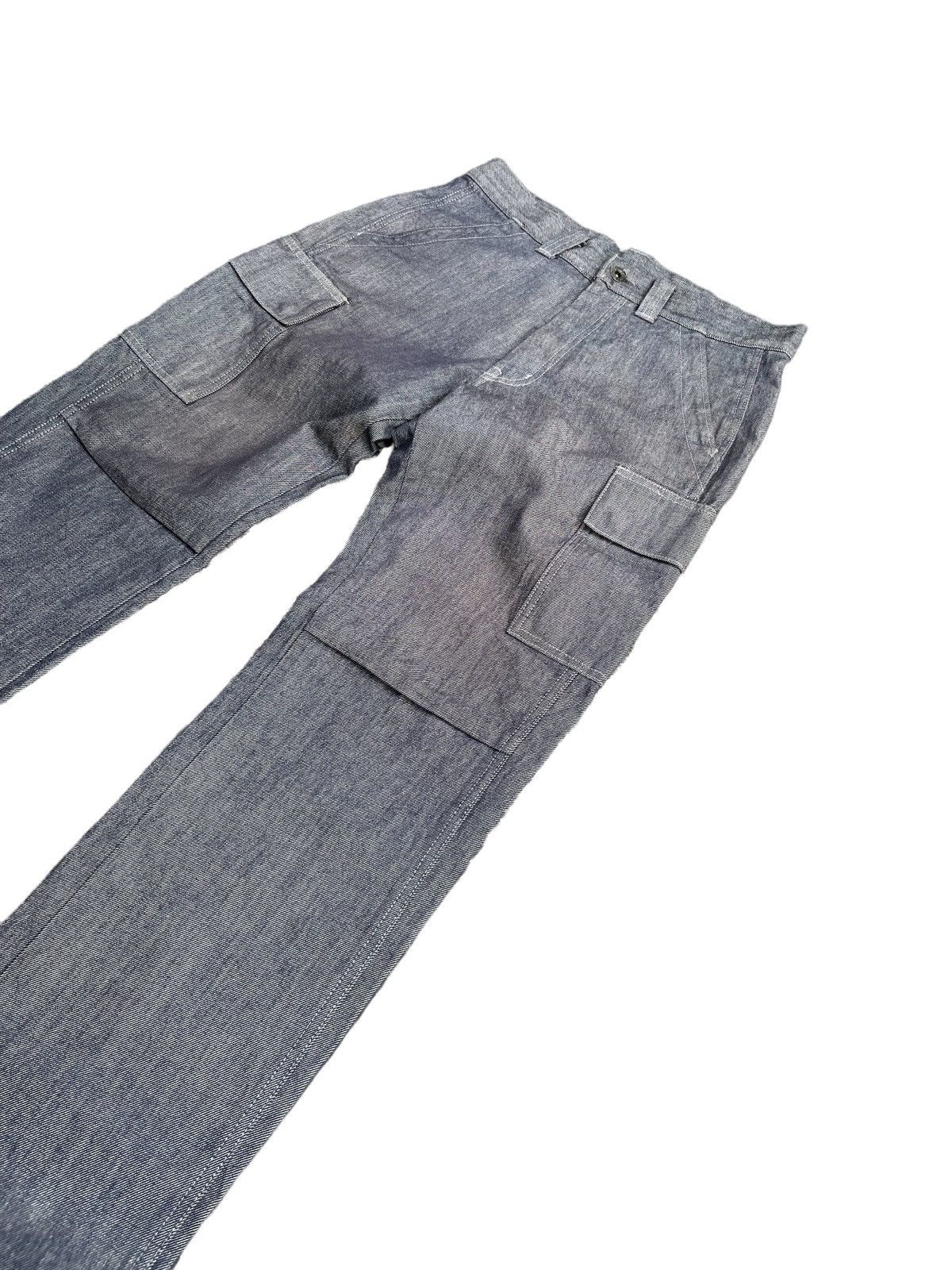 Japanese Brand × ODM ODM Lab Clothing Unit Denim Cargo Pant Size US 32 / EU 48 - 3 Thumbnail